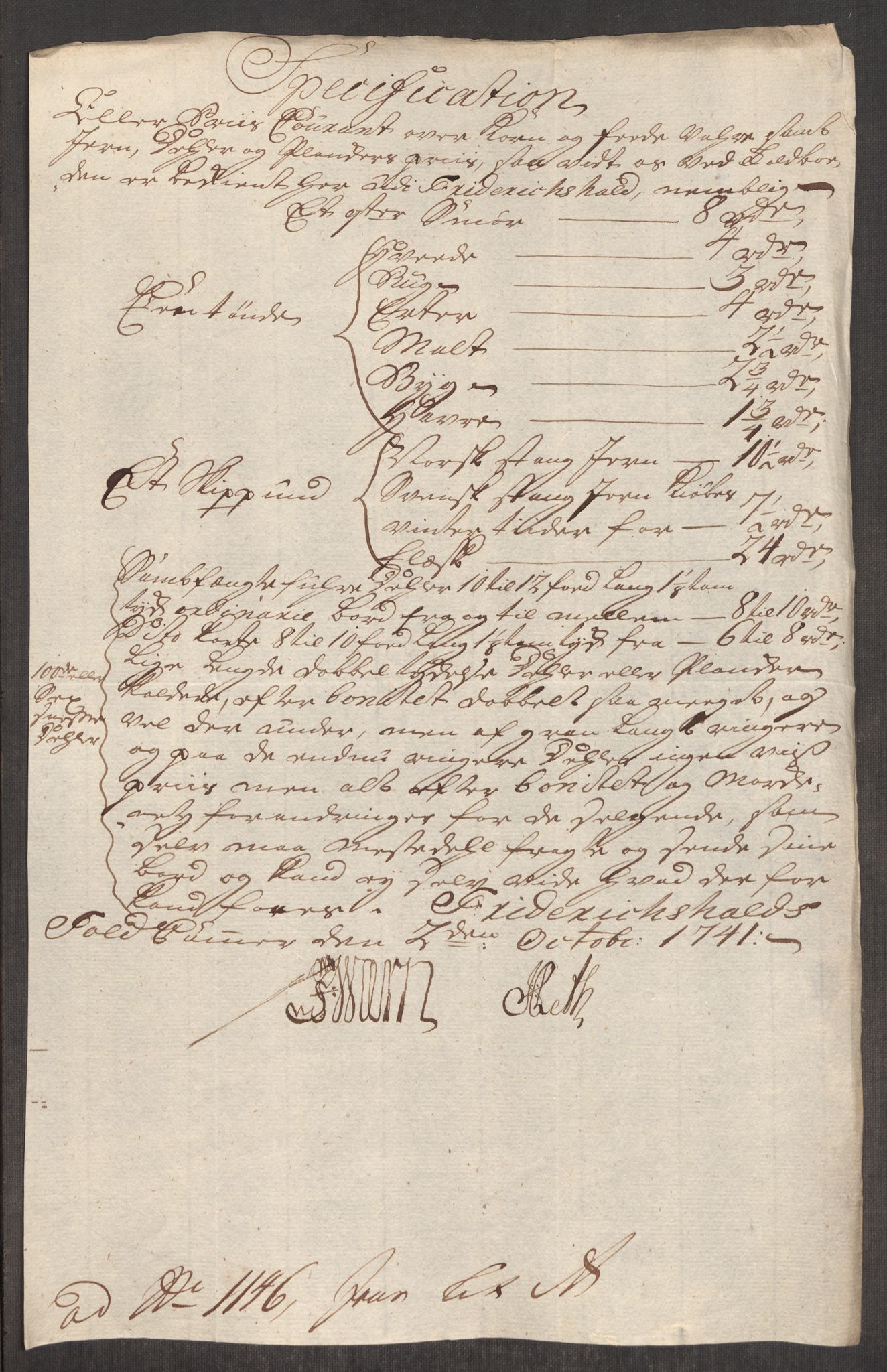 Rentekammeret inntil 1814, Realistisk ordnet avdeling, AV/RA-EA-4070/Oe/L0002: [Ø1]: Priskuranter, 1740-1744, p. 199