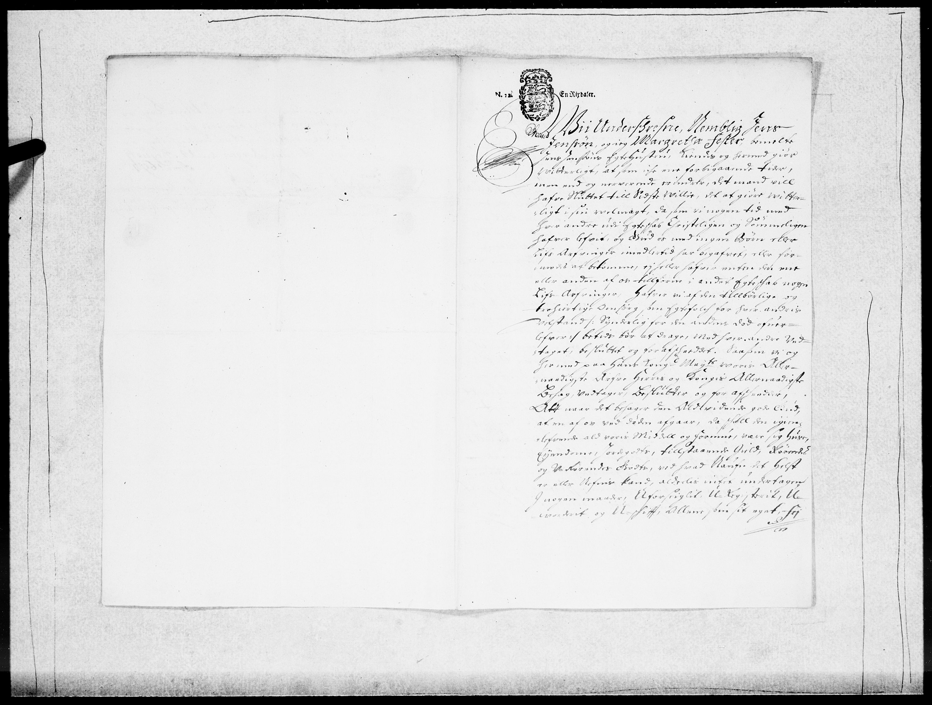 Danske Kanselli 1572-1799, AV/RA-EA-3023/F/Fc/Fcc/Fcca/L0048: Norske innlegg 1572-1799, 1697-1699, p. 171