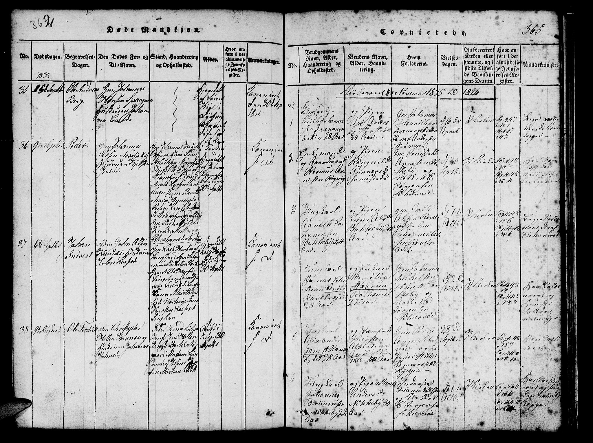 Skjervøy sokneprestkontor, SATØ/S-1300/H/Ha/Hab/L0001klokker: Parish register (copy) no. 1, 1825-1838, p. 362-363