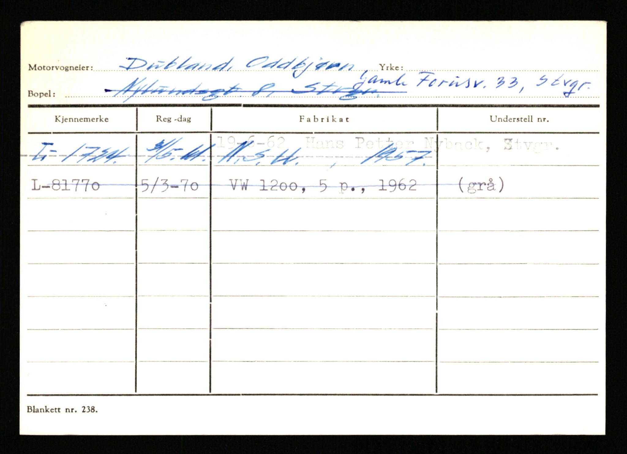 Stavanger trafikkstasjon, AV/SAST-A-101942/0/H/L0006: Dalva - Egersund, 1930-1971, p. 943