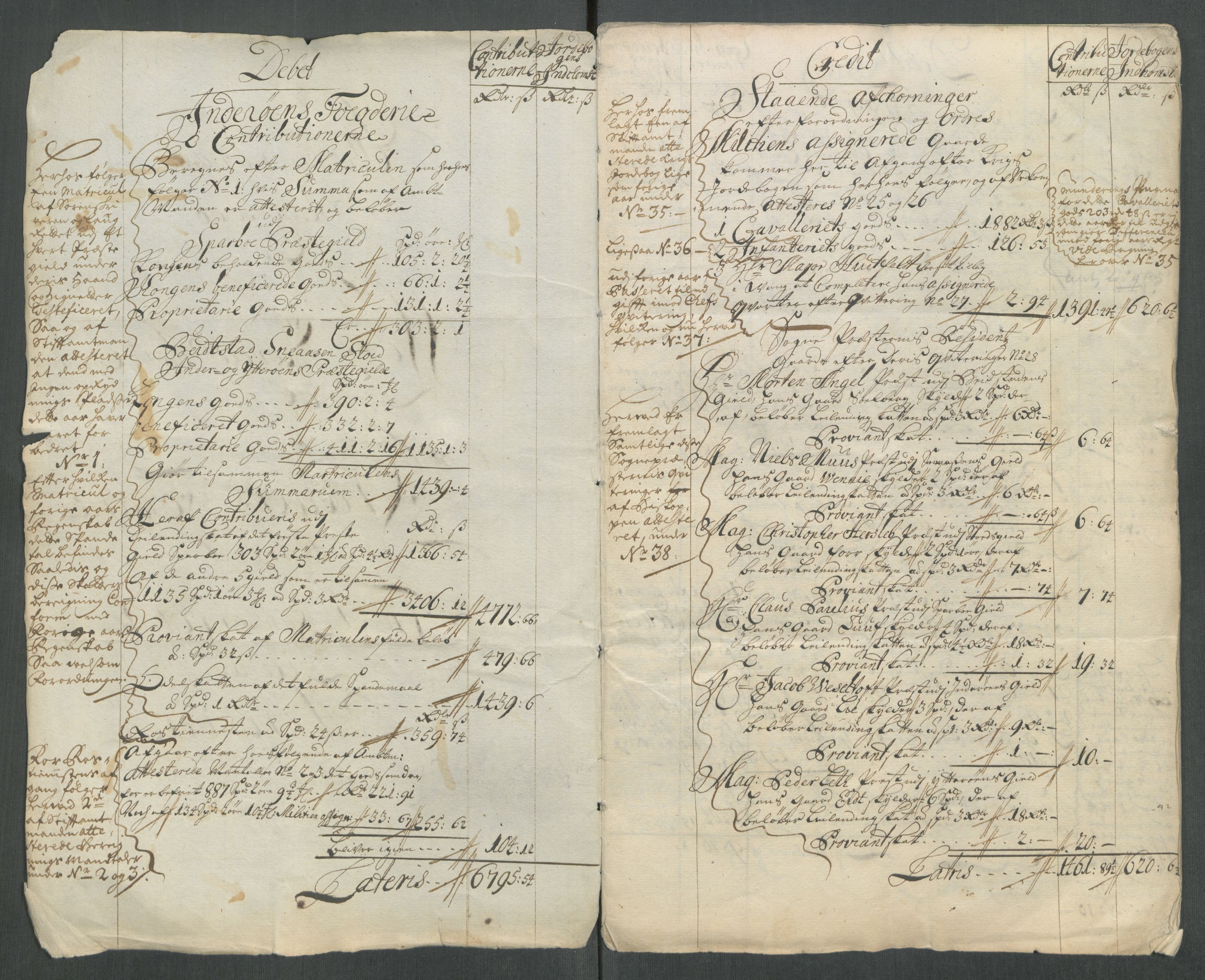 Rentekammeret inntil 1814, Reviderte regnskaper, Fogderegnskap, AV/RA-EA-4092/R63/L4320: Fogderegnskap Inderøy, 1712, p. 12