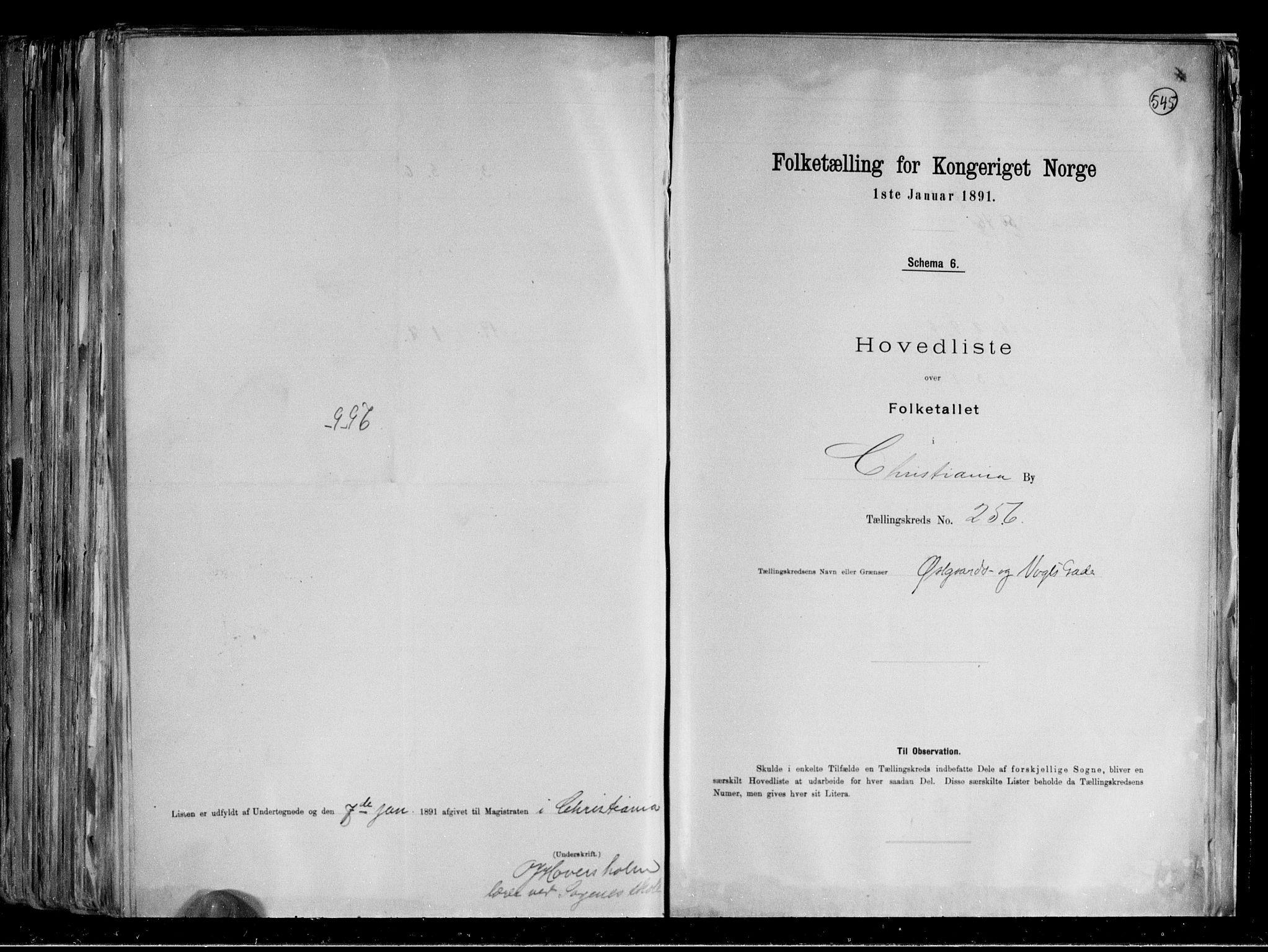 RA, 1891 census for 0301 Kristiania, 1891, p. 151057