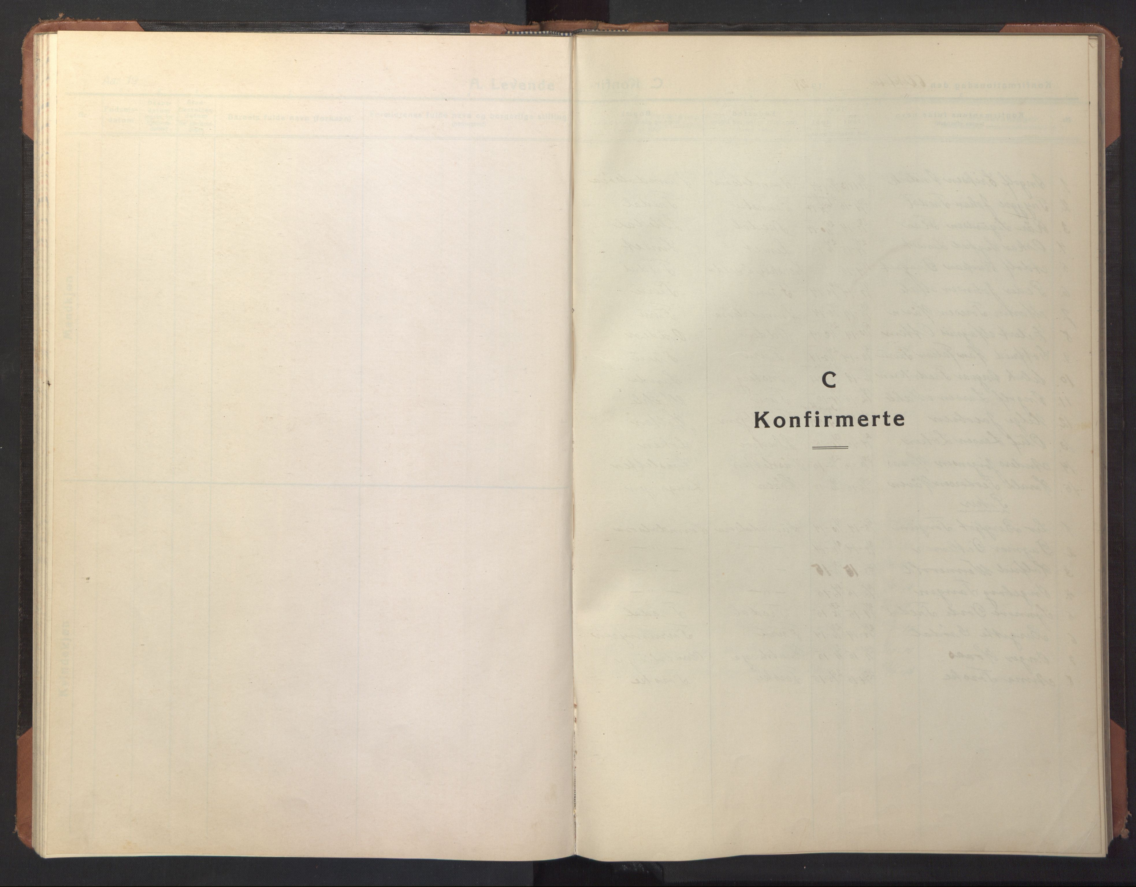 Ministerialprotokoller, klokkerbøker og fødselsregistre - Møre og Romsdal, SAT/A-1454/590/L1018: Parish register (copy) no. 590C03, 1922-1950