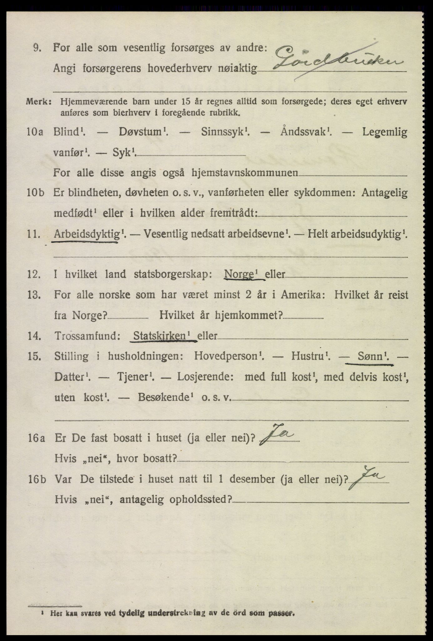 SAH, 1920 census for Romedal, 1920, p. 7780