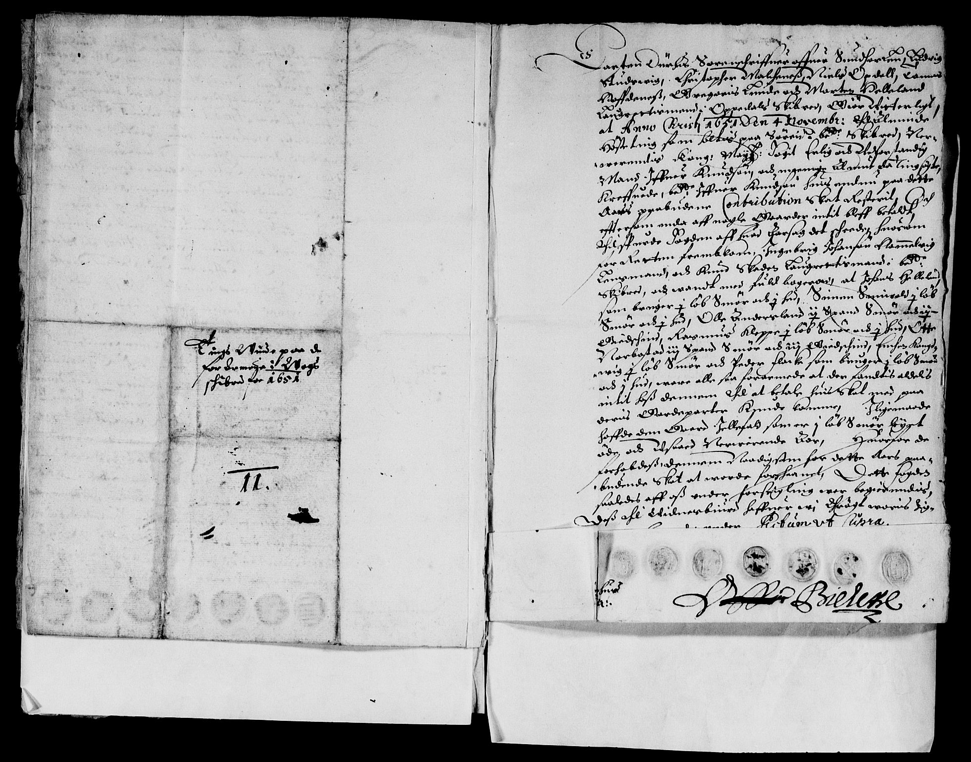 Rentekammeret inntil 1814, Reviderte regnskaper, Lensregnskaper, RA/EA-5023/R/Rb/Rbt/L0120: Bergenhus len, 1651-1652