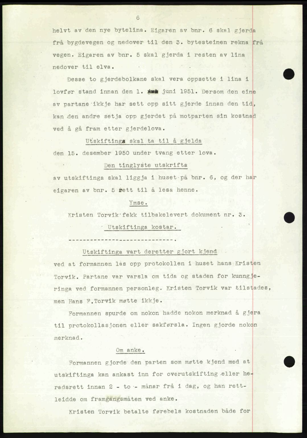 Nordmøre sorenskriveri, AV/SAT-A-4132/1/2/2Ca: Mortgage book no. A116, 1950-1950, Diary no: : 3772/1950