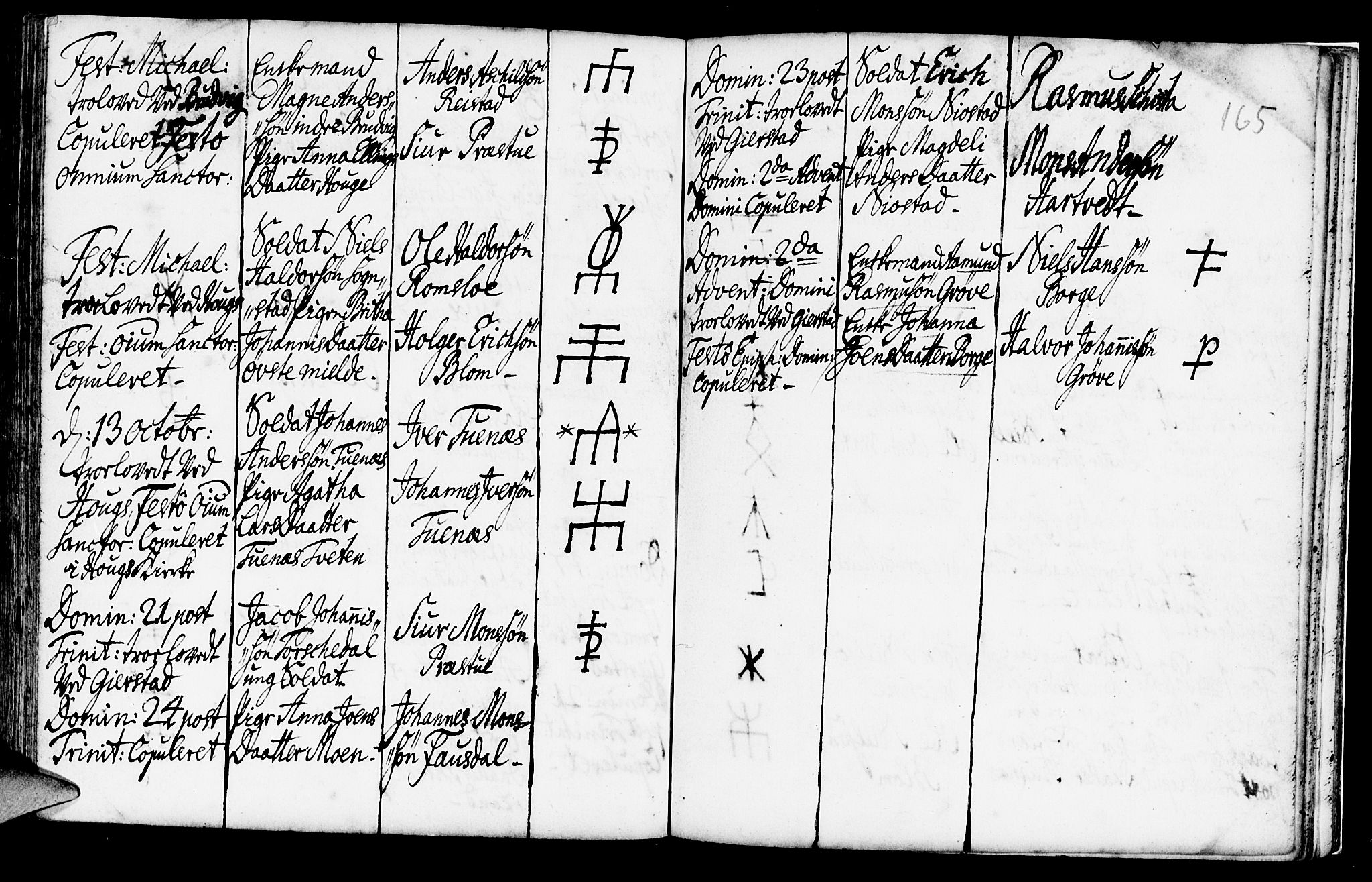 Haus sokneprestembete, AV/SAB-A-75601/H/Haa: Parish register (official) no. A 6, 1748-1758, p. 165