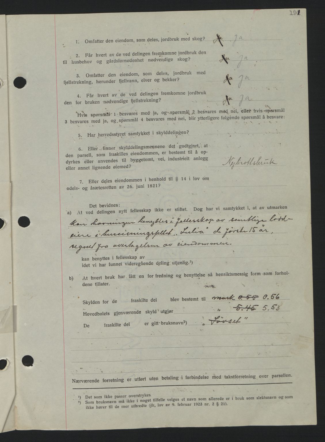 Nordmøre sorenskriveri, AV/SAT-A-4132/1/2/2Ca: Mortgage book no. A81, 1937-1937, Diary no: : 712/1937