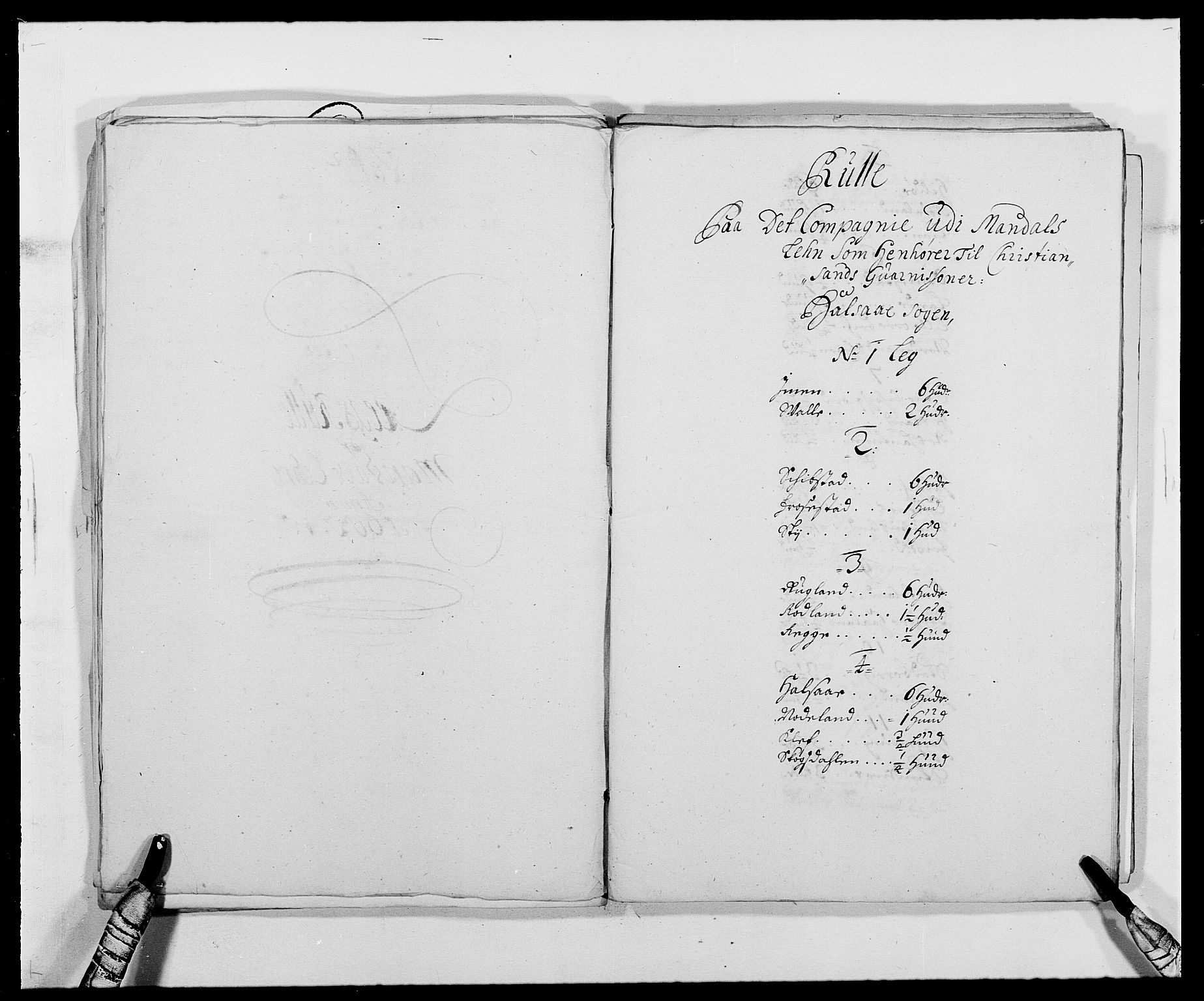 Rentekammeret inntil 1814, Reviderte regnskaper, Fogderegnskap, RA/EA-4092/R42/L2542: Mandal fogderi, 1685-1687, p. 267