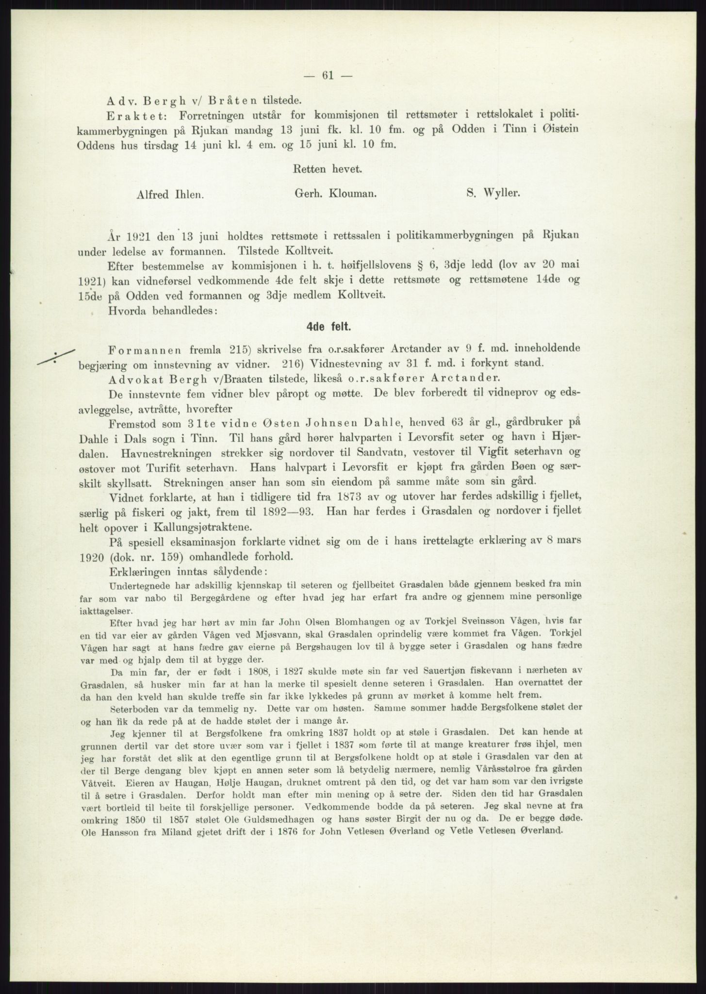 Høyfjellskommisjonen, AV/RA-S-1546/X/Xa/L0001: Nr. 1-33, 1909-1953, p. 1648