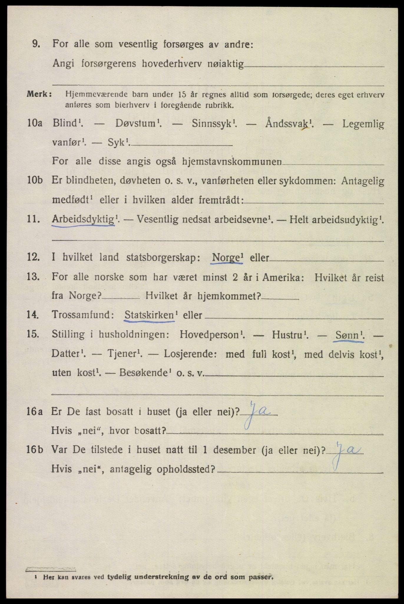 SAK, 1920 census for Halse og Harkmark, 1920, p. 3149