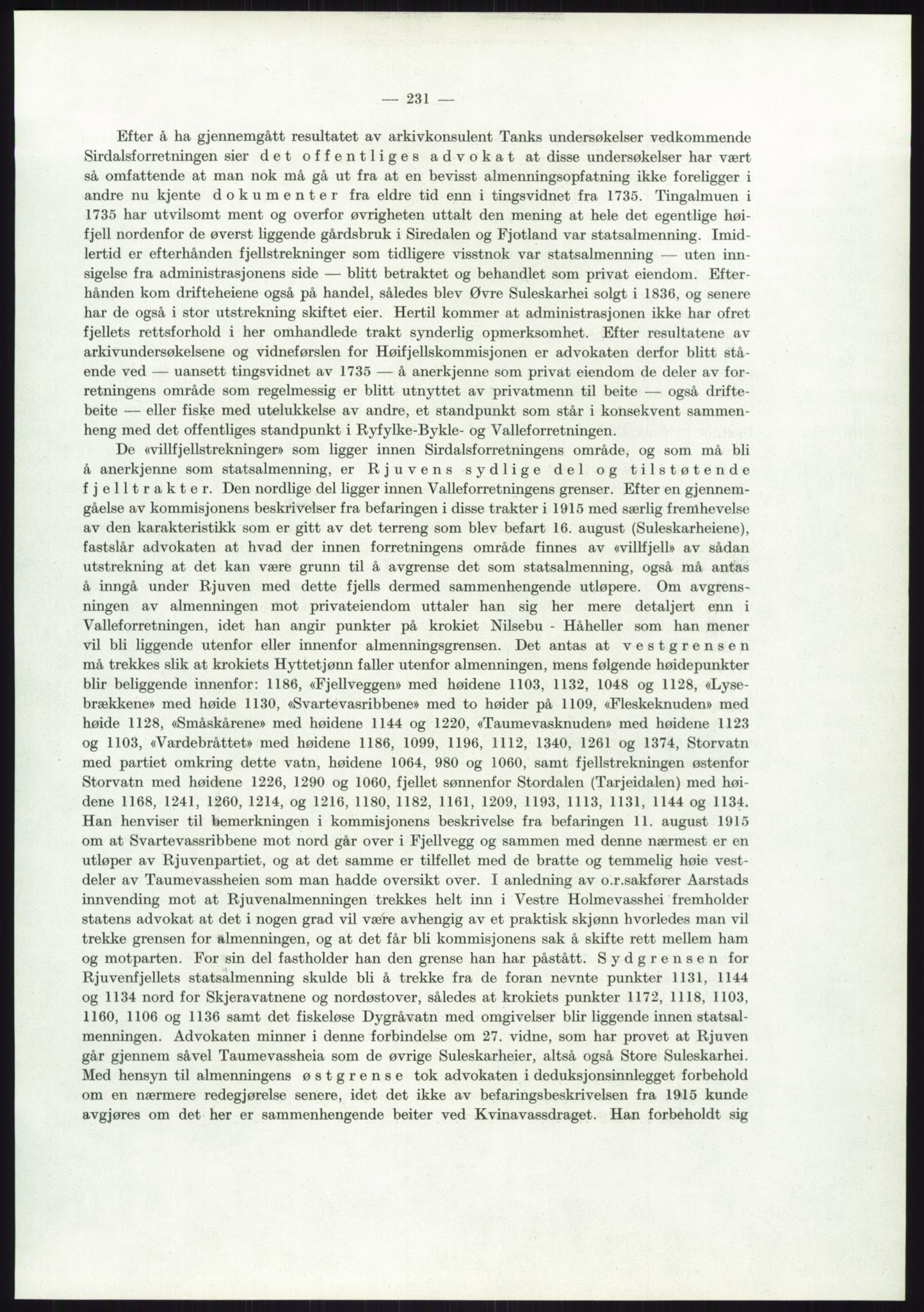 Høyfjellskommisjonen, AV/RA-S-1546/X/Xa/L0001: Nr. 1-33, 1909-1953, p. 1566