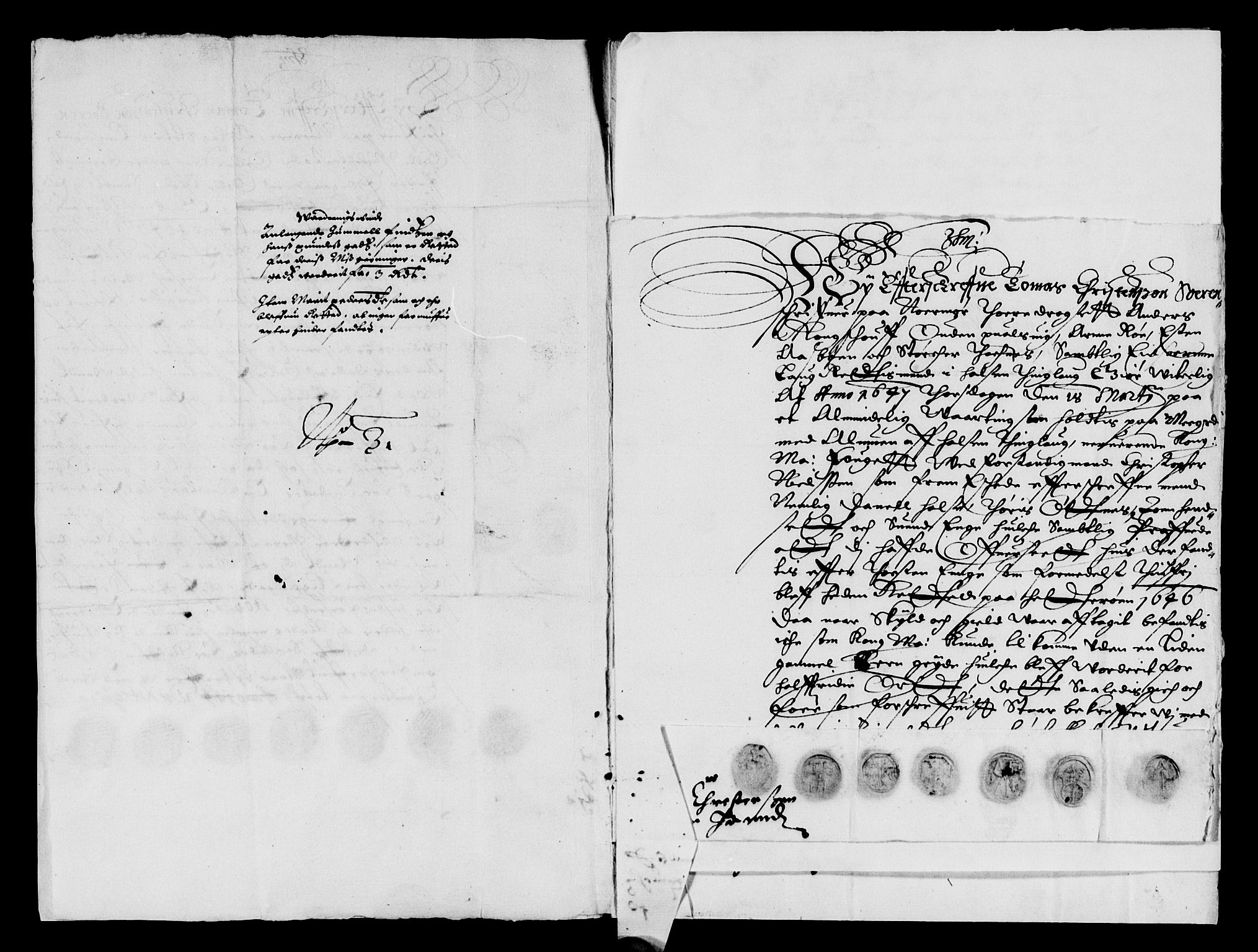 Rentekammeret inntil 1814, Reviderte regnskaper, Lensregnskaper, AV/RA-EA-5023/R/Rb/Rbw/L0086: Trondheim len, 1645-1647