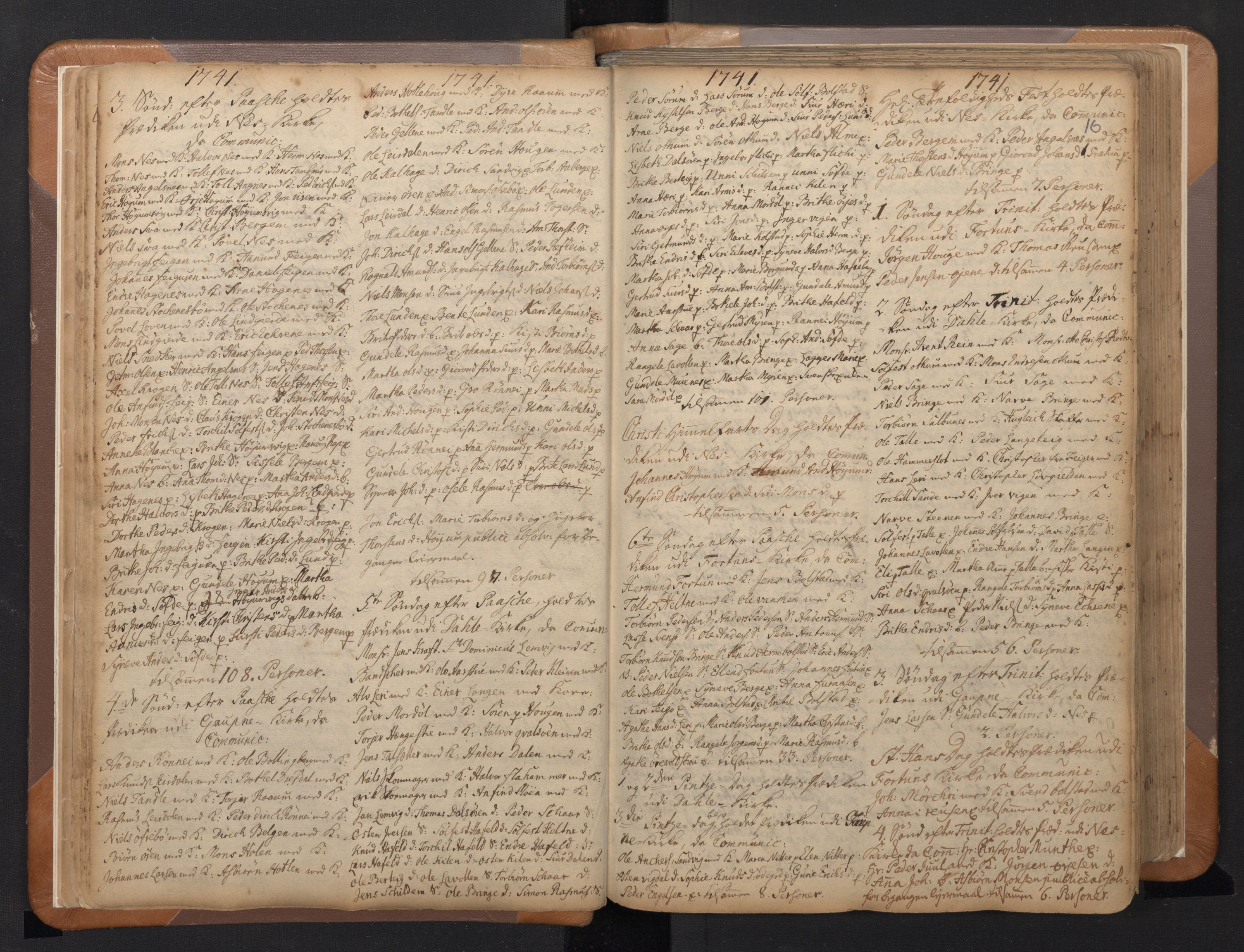 Luster sokneprestembete, AV/SAB-A-81101/H/Haa/Haaa/L0002: Parish register (official) no. A 2, 1751-1796, p. 15b-16a