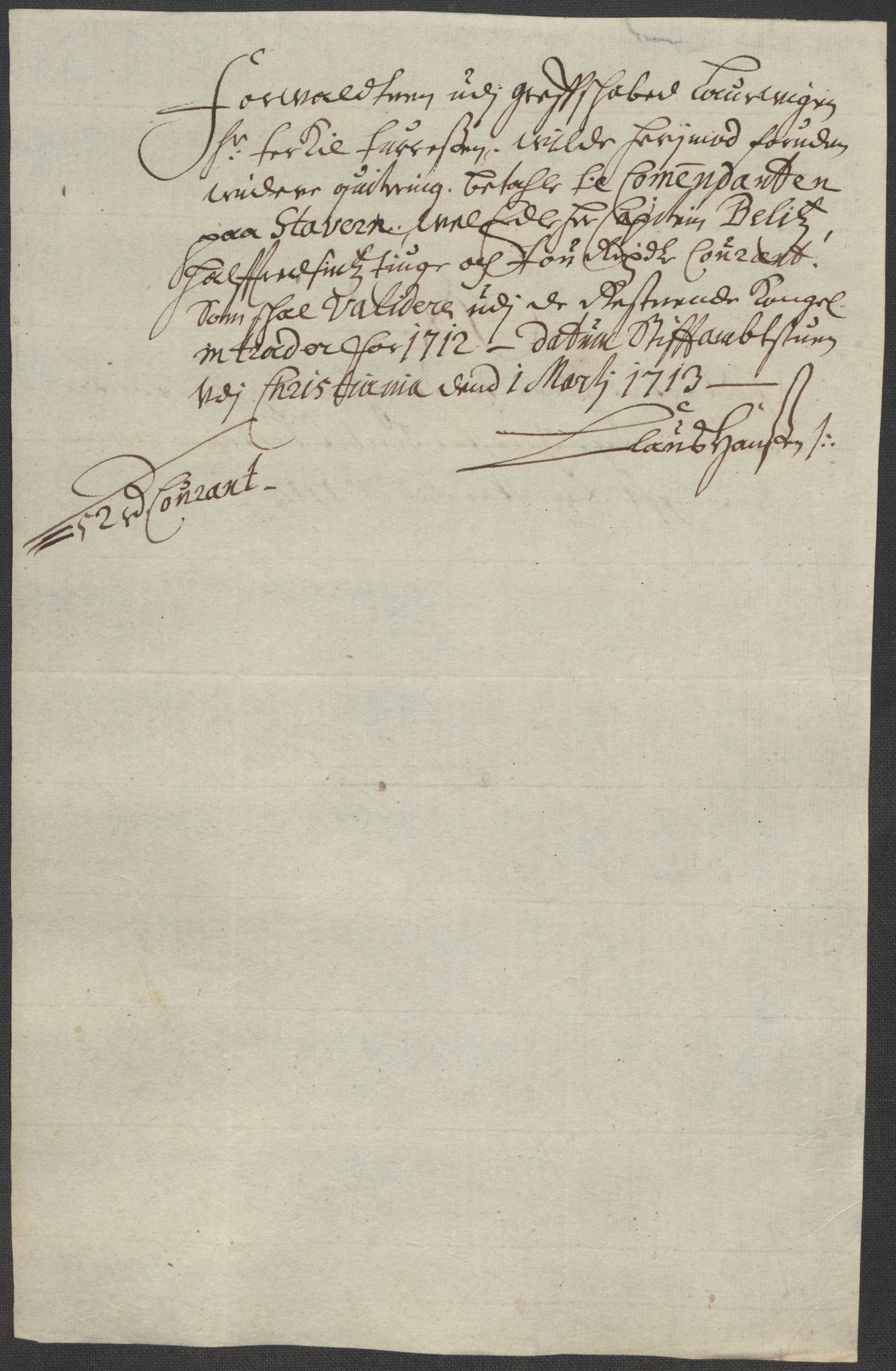 Rentekammeret inntil 1814, Reviderte regnskaper, Fogderegnskap, RA/EA-4092/R33/L1984: Fogderegnskap Larvik grevskap, 1712, p. 225