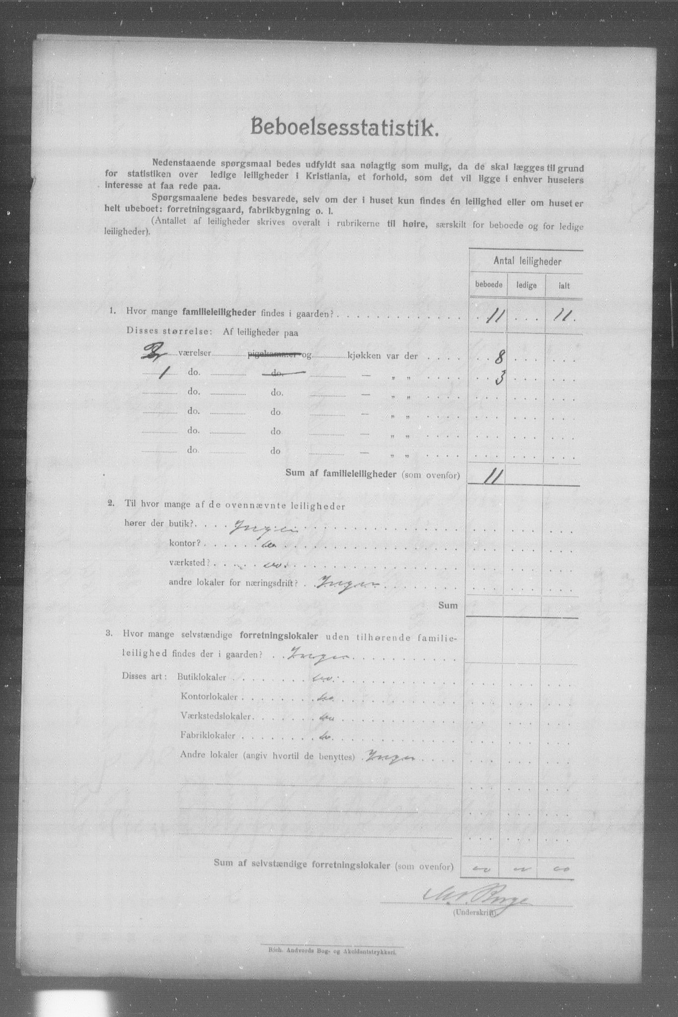 OBA, Municipal Census 1904 for Kristiania, 1904, p. 24126