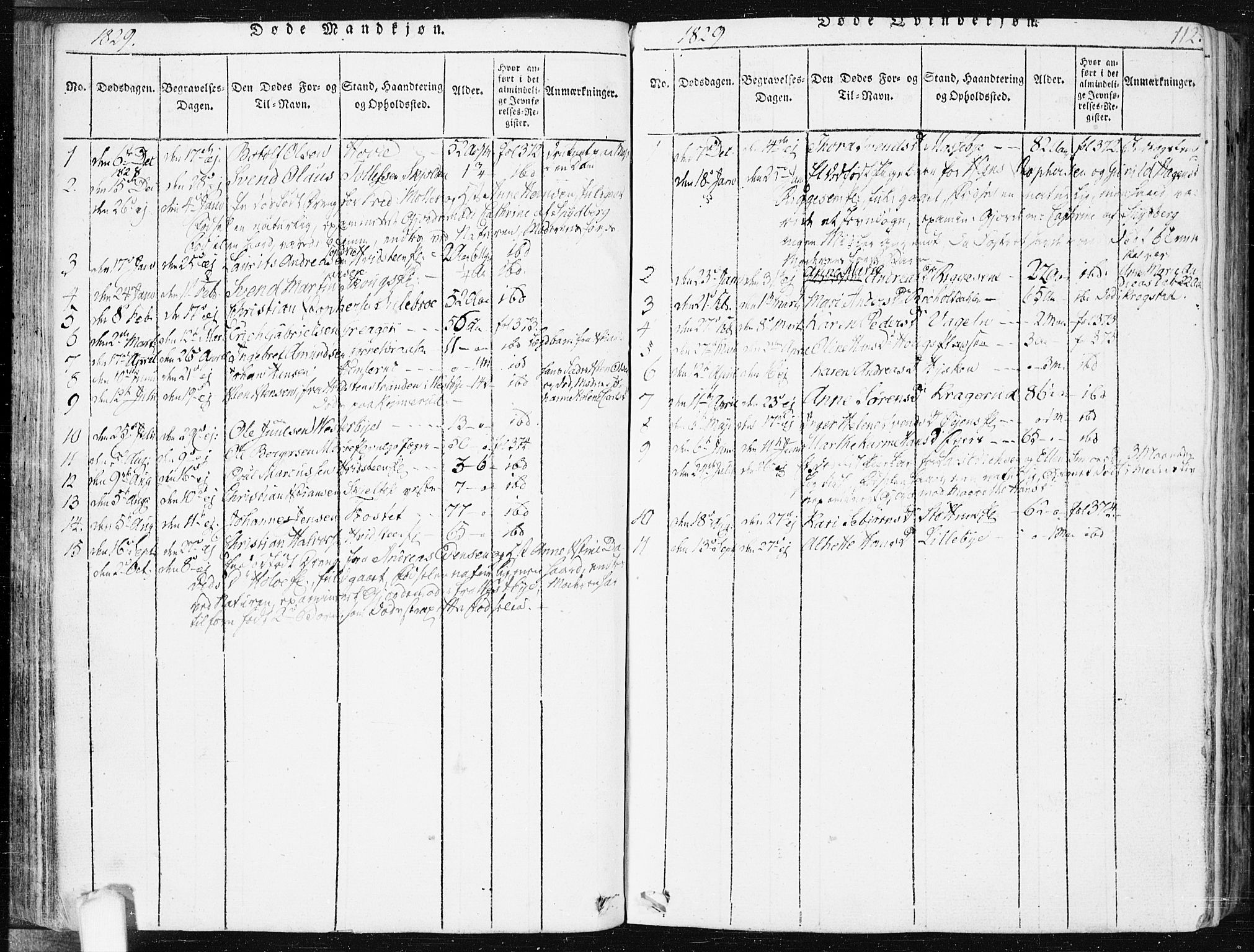 Hobøl prestekontor Kirkebøker, SAO/A-2002/F/Fa/L0002: Parish register (official) no. I 2, 1814-1841, p. 112
