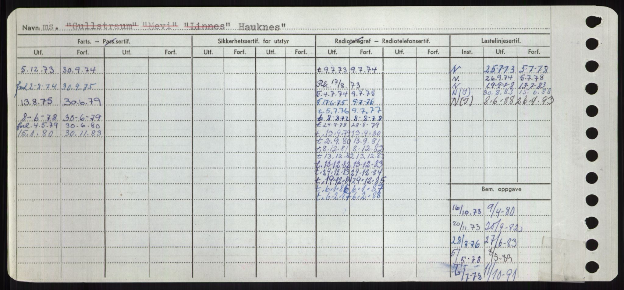 Sjøfartsdirektoratet med forløpere, Skipsmålingen, AV/RA-S-1627/H/Hd/L0014: Fartøy, H-Havl, p. 442