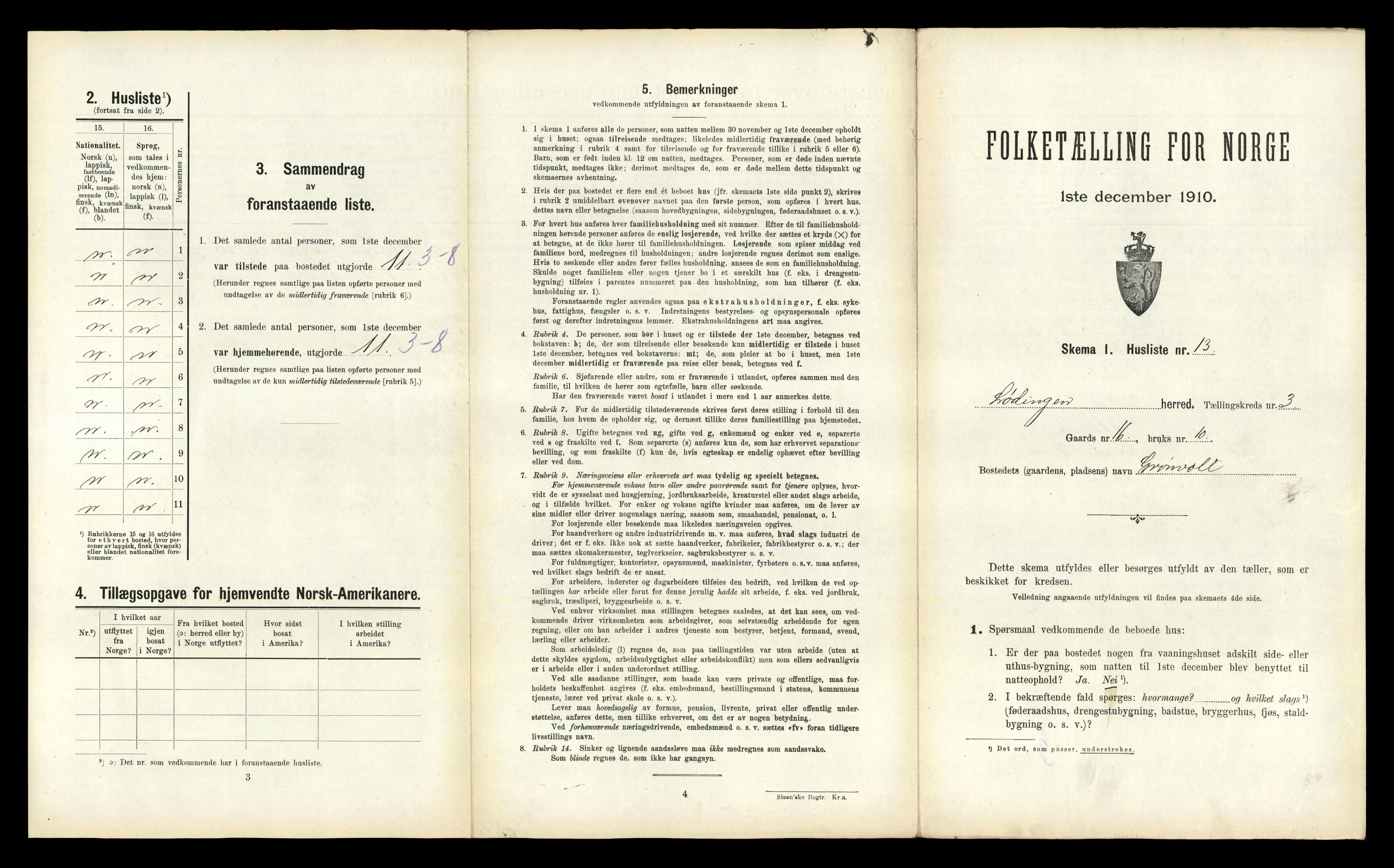 RA, 1910 census for Lødingen, 1910, p. 253