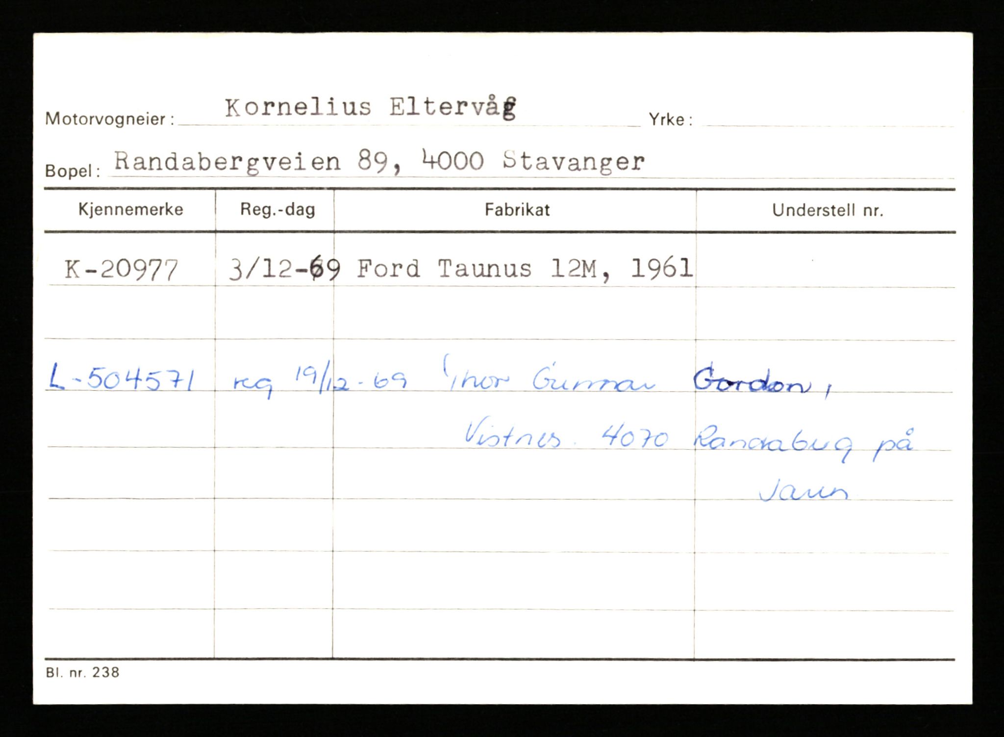 Stavanger trafikkstasjon, AV/SAST-A-101942/0/G/L0004: Registreringsnummer: 15497 - 22957, 1930-1971, p. 2524