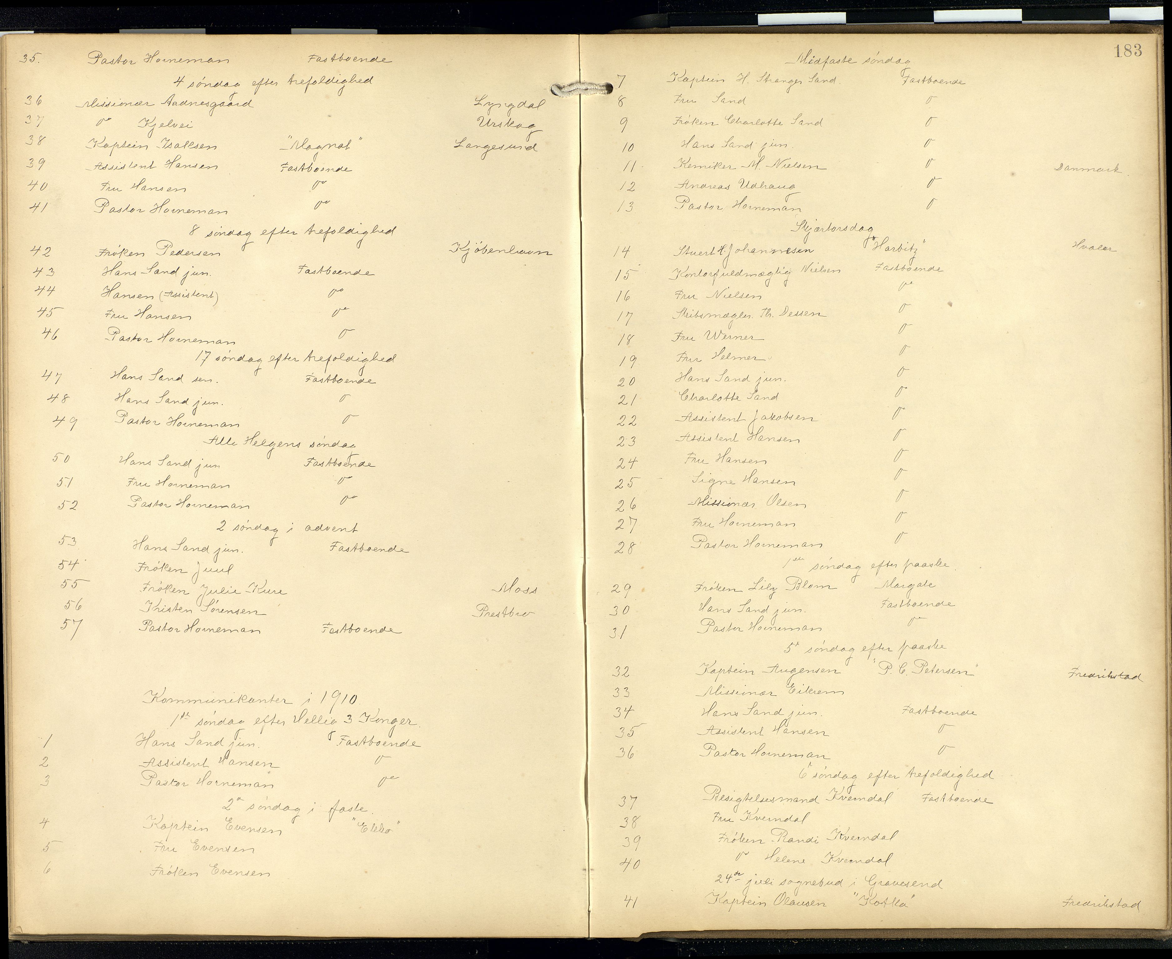  Den norske sjømannsmisjon i utlandet/London m/bistasjoner, SAB/SAB/PA-0103/H/Ha/L0003: Parish register (official) no. A 3, 1903-1934, p. 182b-183a