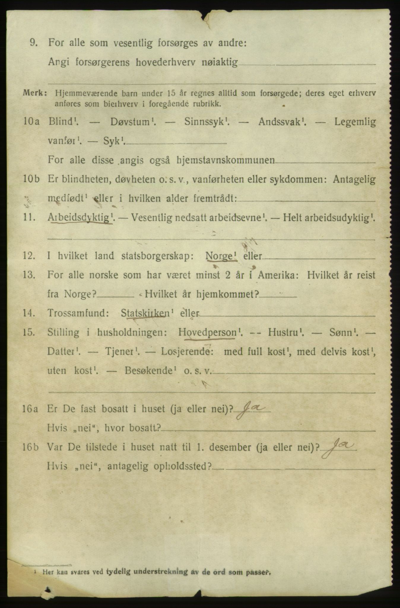 SAB, 1920 census for Fjelberg, 1920, p. 682