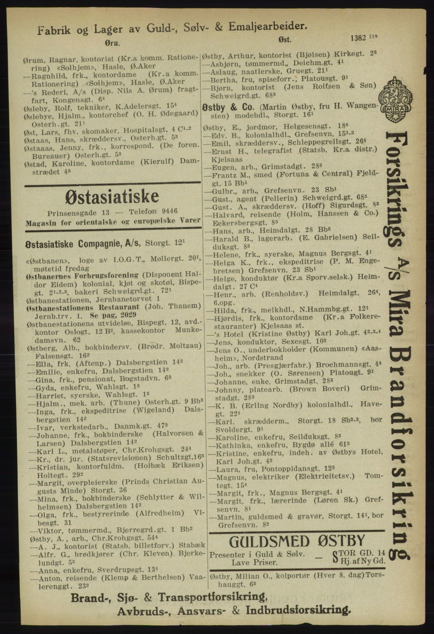 Kristiania/Oslo adressebok, PUBL/-, 1918, p. 1526