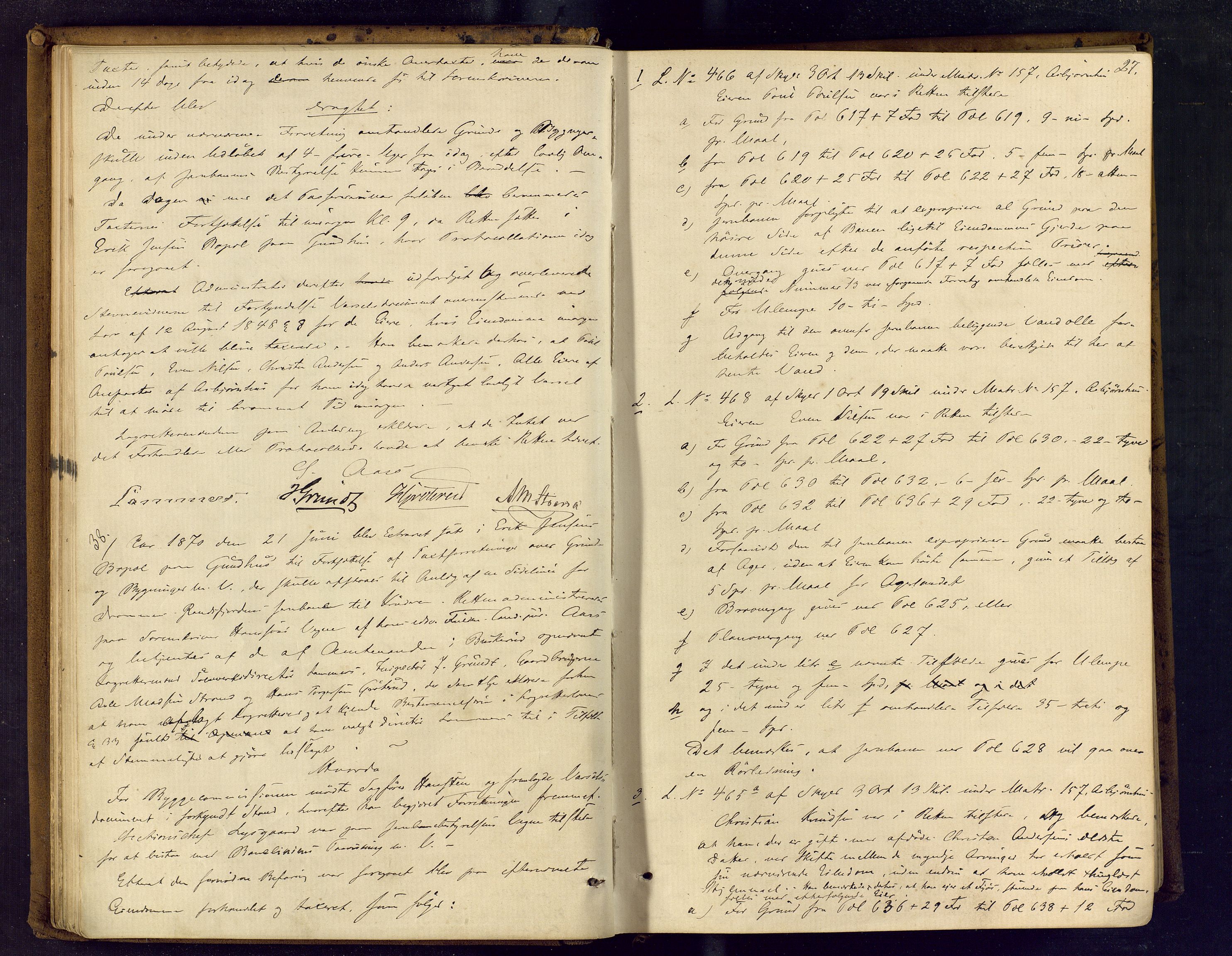 Eiker, Modum og Sigdal sorenskriveri, AV/SAKO-A-123/F/Fc/L0012: Ekstrarettsprotokoll - Modum, 1869-1883, p. 27