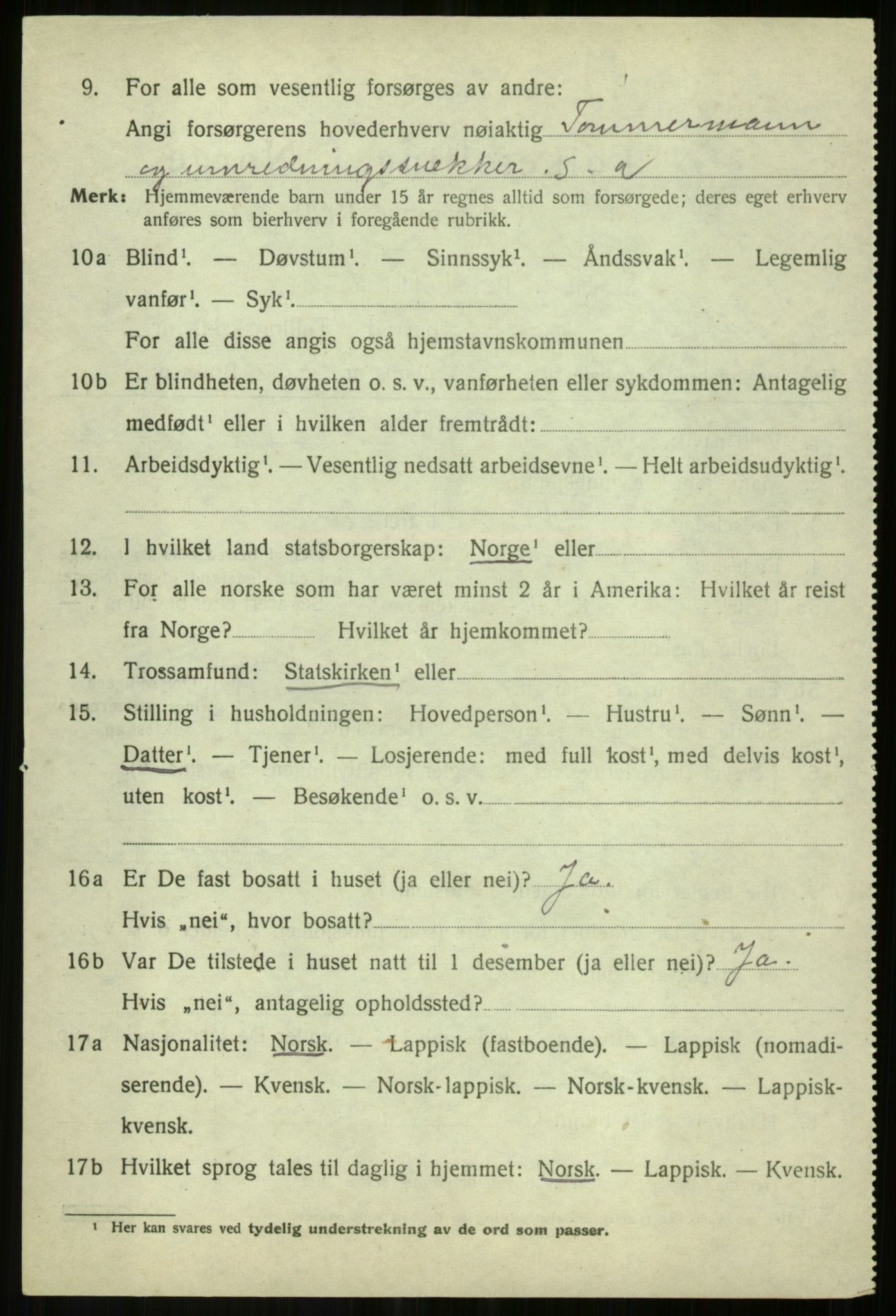 SATØ, 1920 census for Målselv, 1920, p. 8854