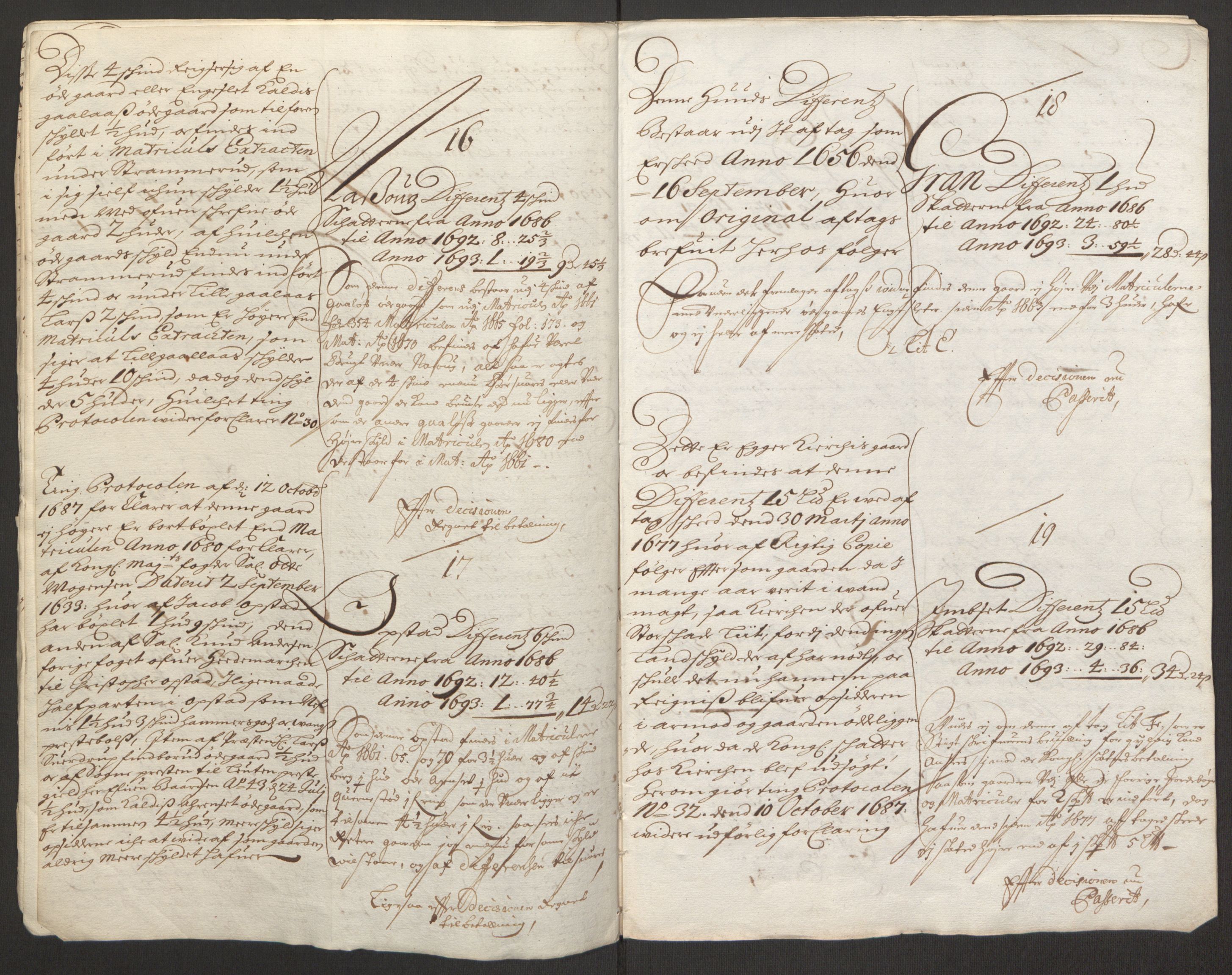 Rentekammeret inntil 1814, Reviderte regnskaper, Fogderegnskap, AV/RA-EA-4092/R16/L1034: Fogderegnskap Hedmark, 1693, p. 280