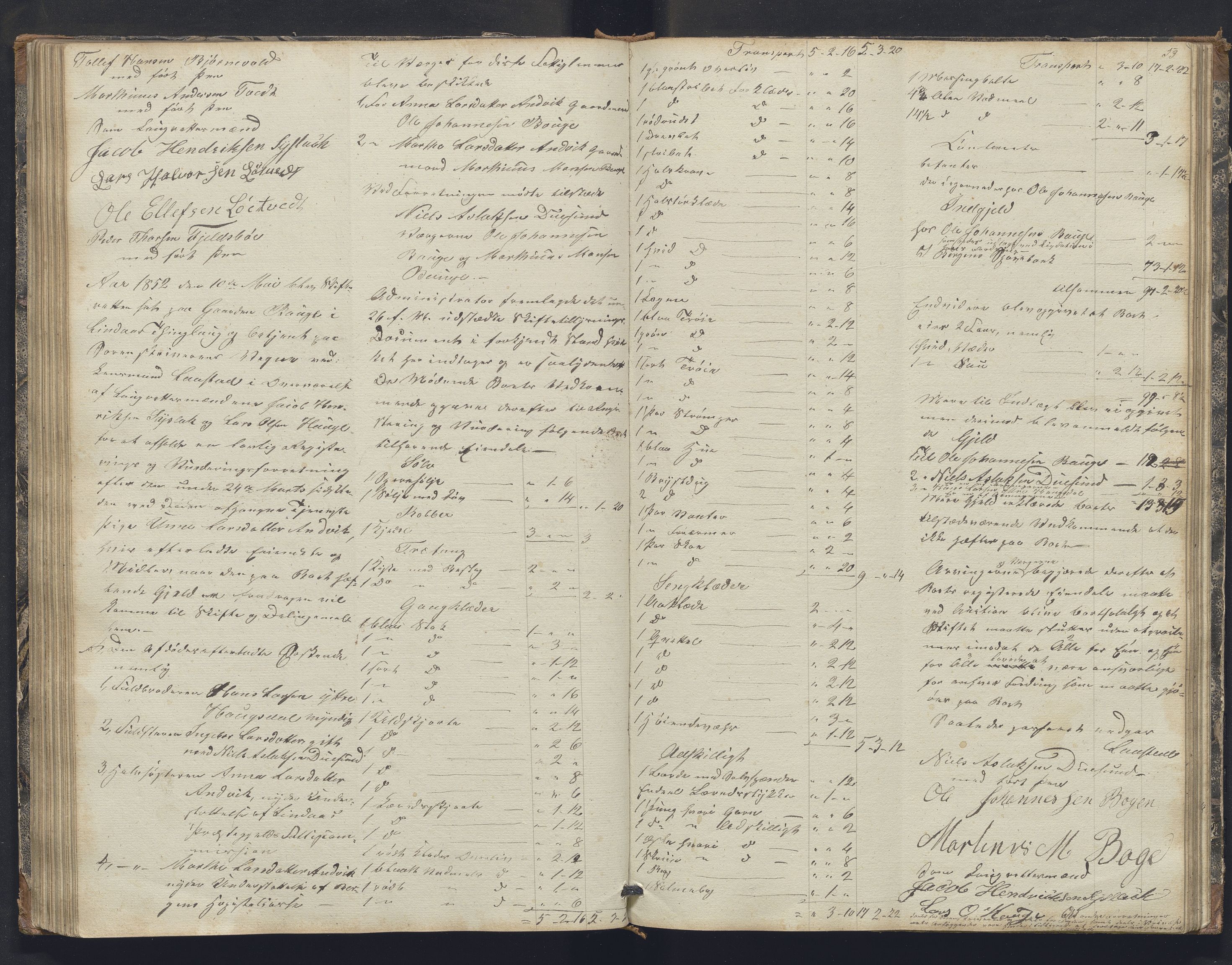 Nordhordland sorenskrivar, AV/SAB-A-2901/1/H/Hb/L0016: Registreringsprotokollar, 1850-1854, p. 53