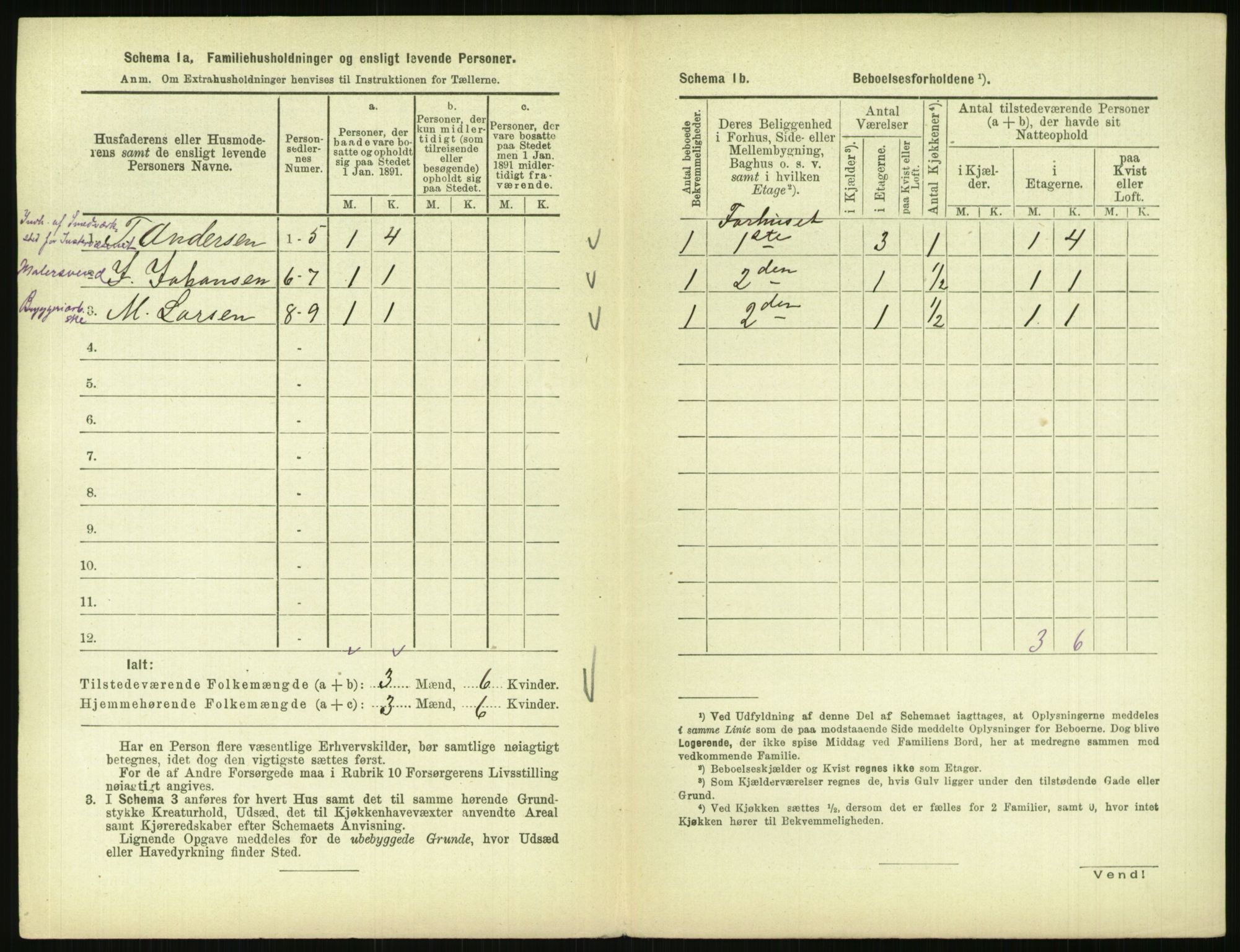 RA, 1891 census for 0301 Kristiania, 1891, p. 148443