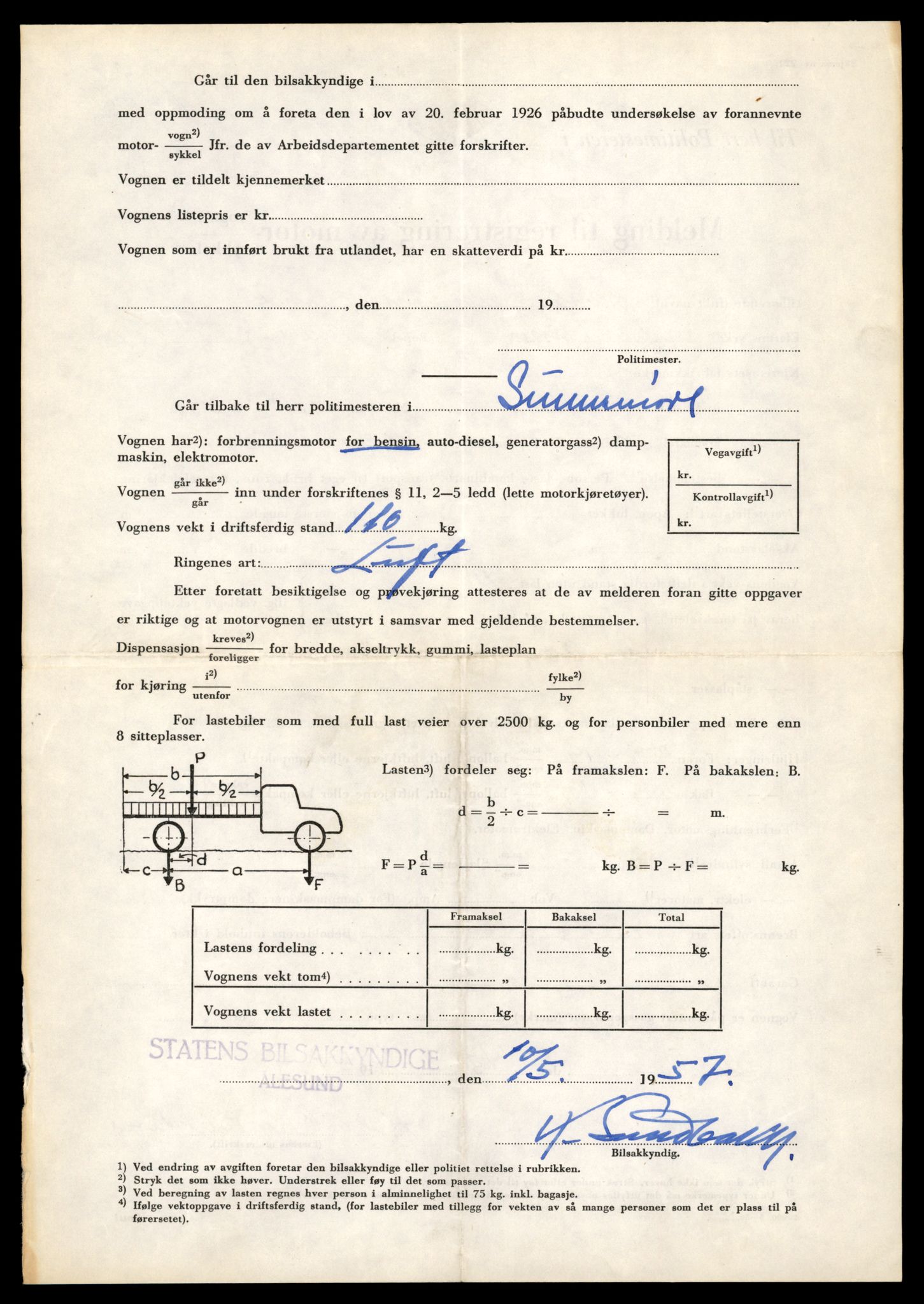 Møre og Romsdal vegkontor - Ålesund trafikkstasjon, AV/SAT-A-4099/F/Fe/L0040: Registreringskort for kjøretøy T 13531 - T 13709, 1927-1998, p. 1453