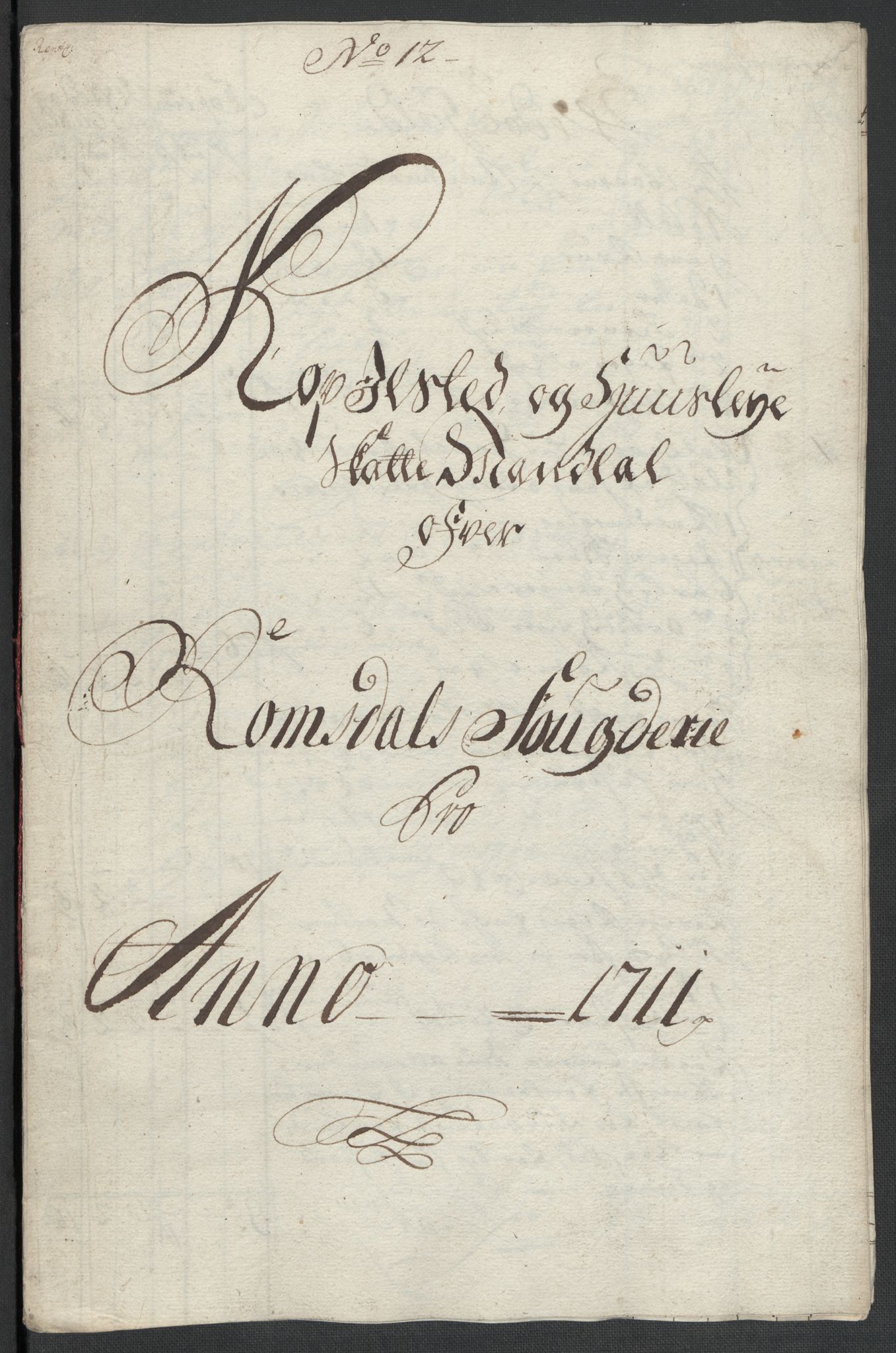 Rentekammeret inntil 1814, Reviderte regnskaper, Fogderegnskap, RA/EA-4092/R55/L3660: Fogderegnskap Romsdal, 1711, p. 217