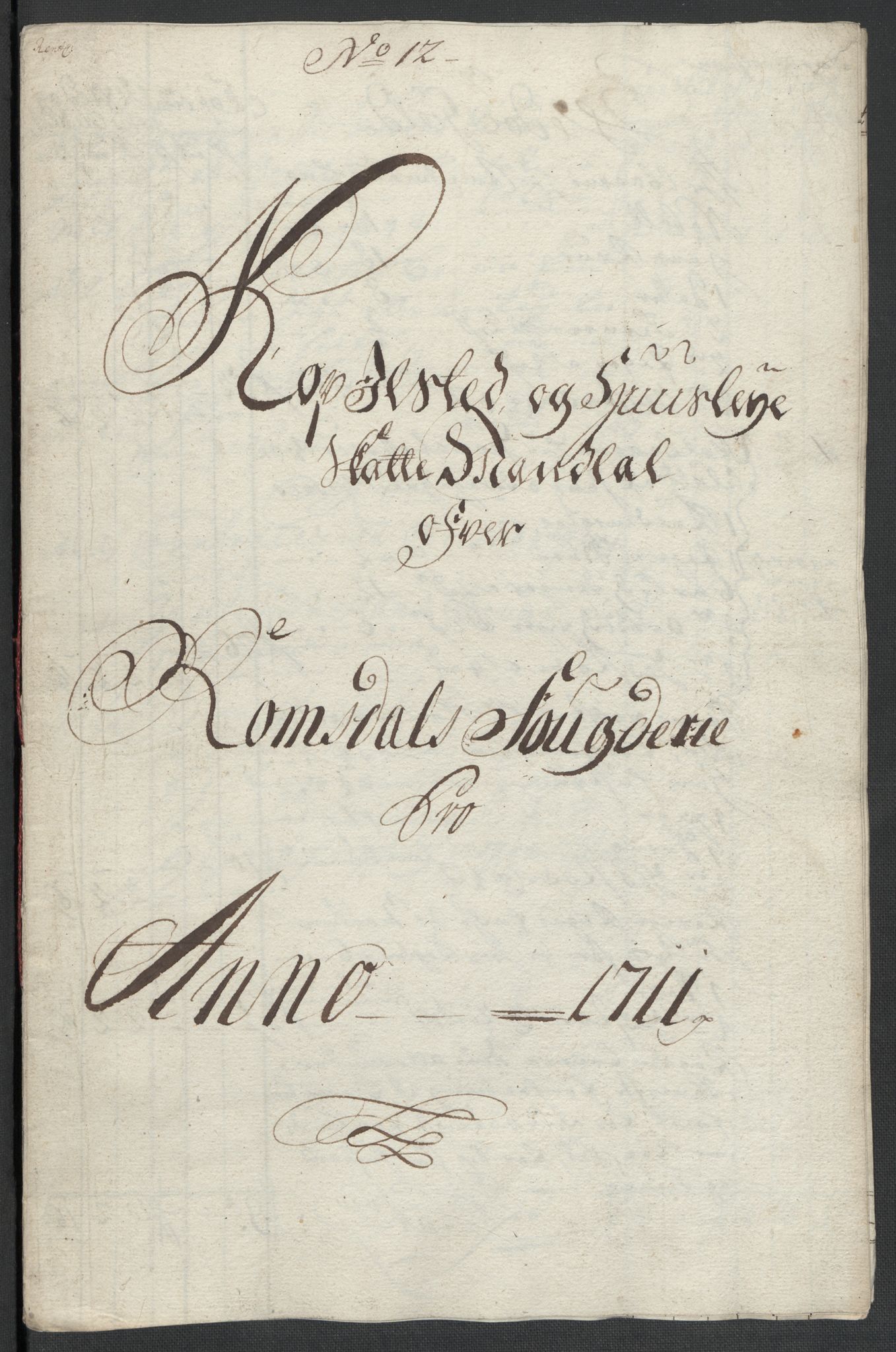 Rentekammeret inntil 1814, Reviderte regnskaper, Fogderegnskap, AV/RA-EA-4092/R55/L3660: Fogderegnskap Romsdal, 1711, p. 217