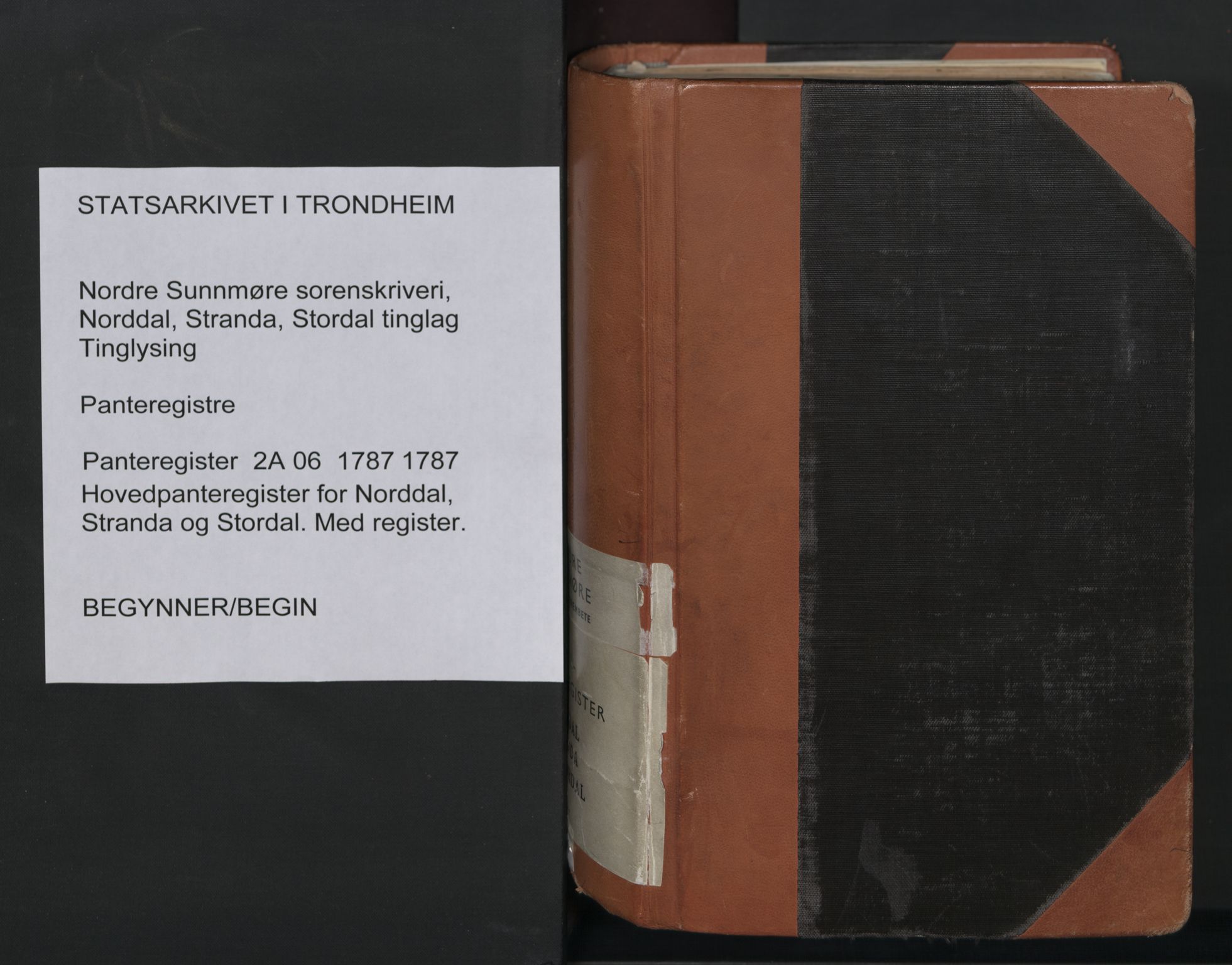 Nordre Sunnmøre sorenskriveri, SAT/A-0006/1/2/2A/L0006: Mortgage register no. 6, 1787-1787