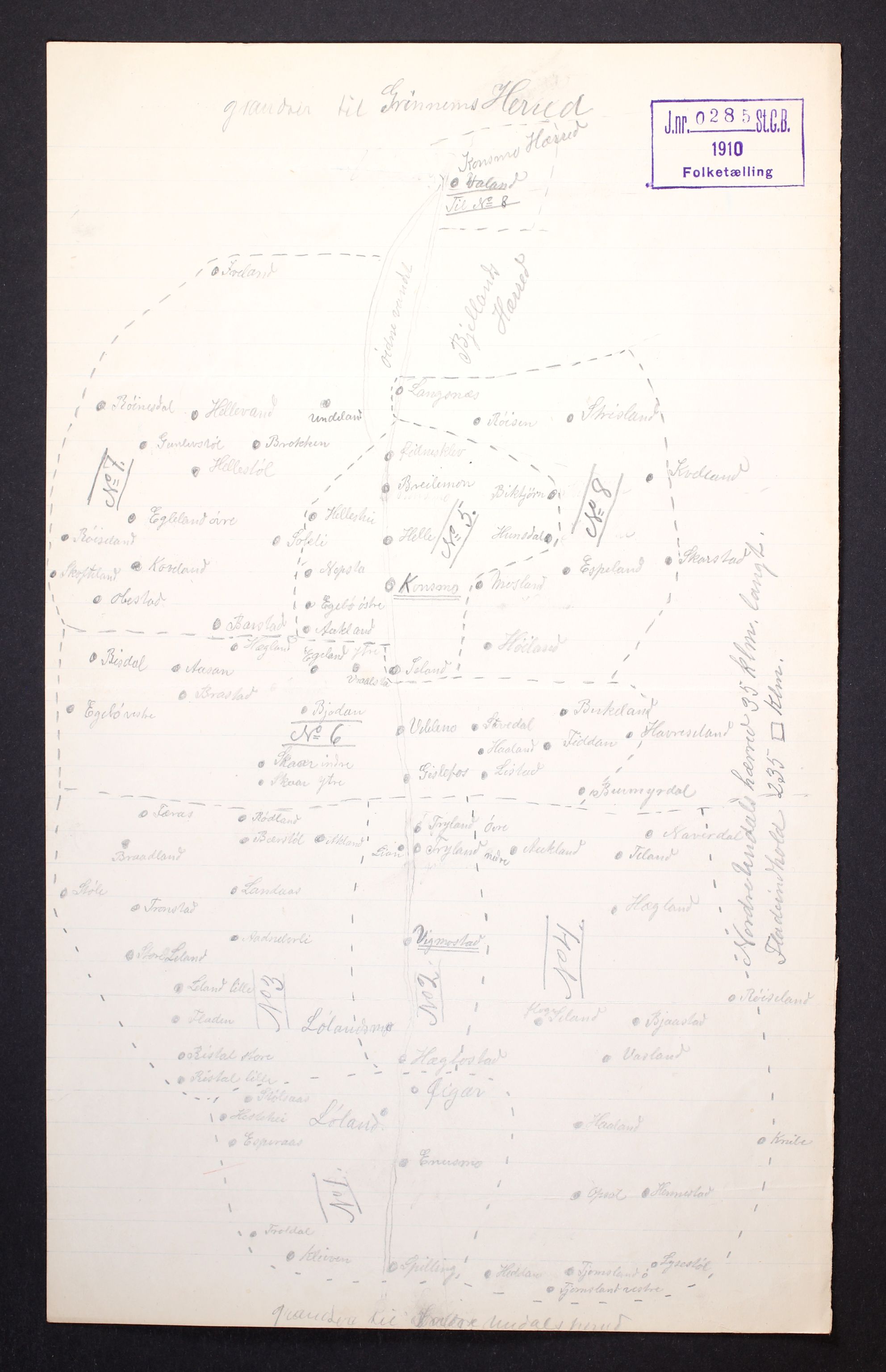 RA, 1910 census for Nord-Audnedal, 1910, p. 29