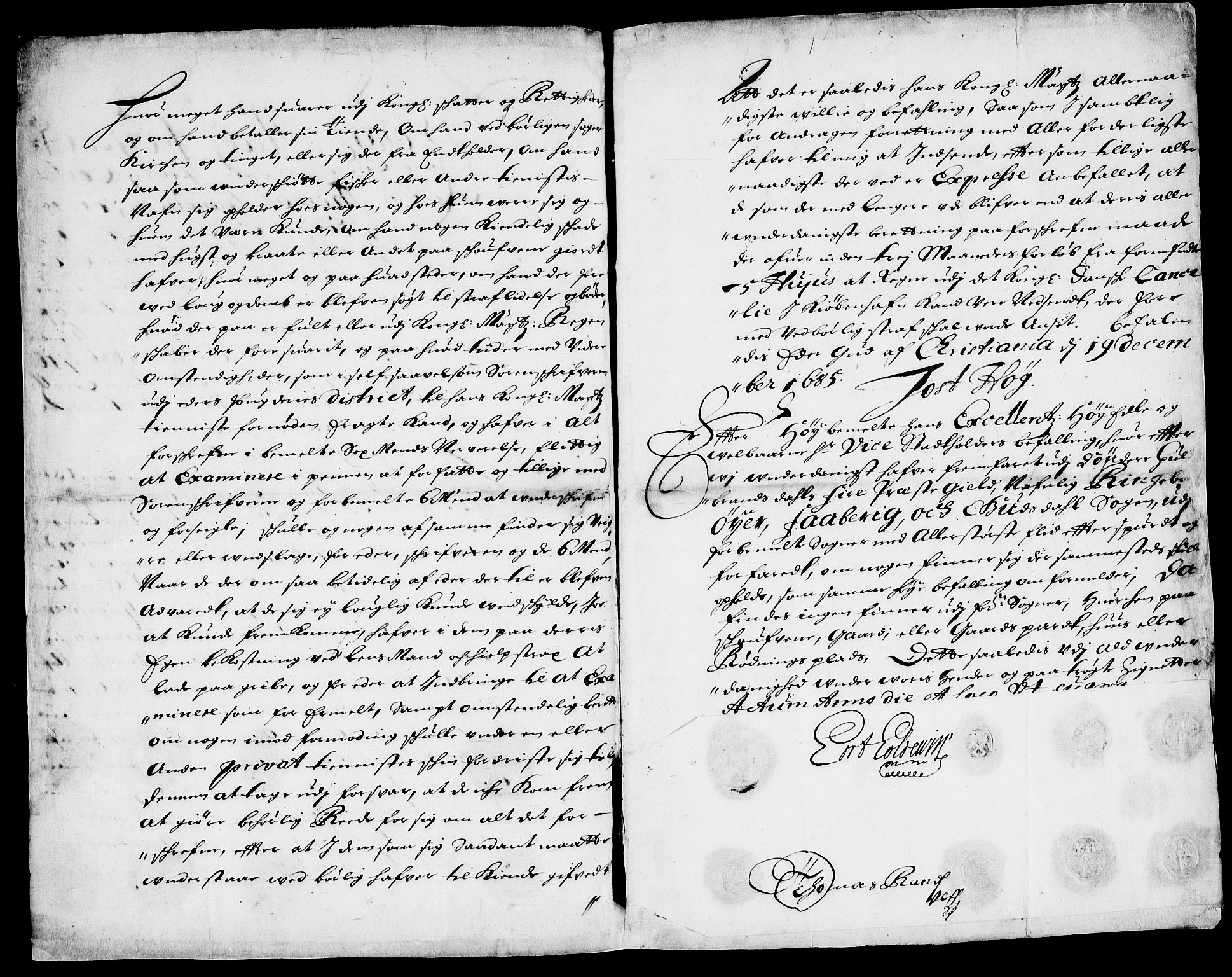 Danske Kanselli, Skapsaker, AV/RA-EA-4061/F/L0083/0002: Skap 15, pakke 125F-135 / Skap 15, pakke 125G, litra A, 1686, p. 106