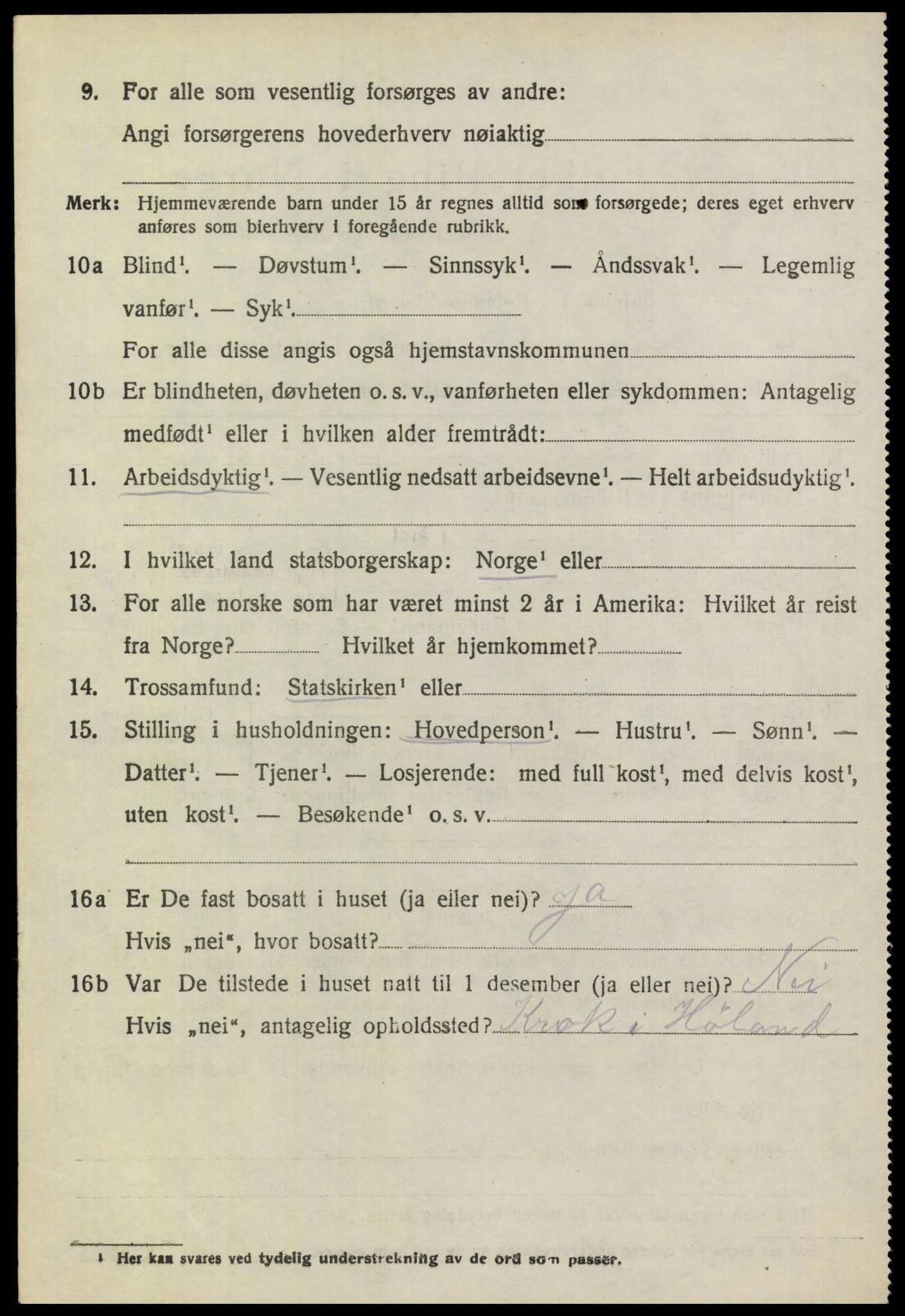 SAO, 1920 census for Setskog, 1920, p. 927