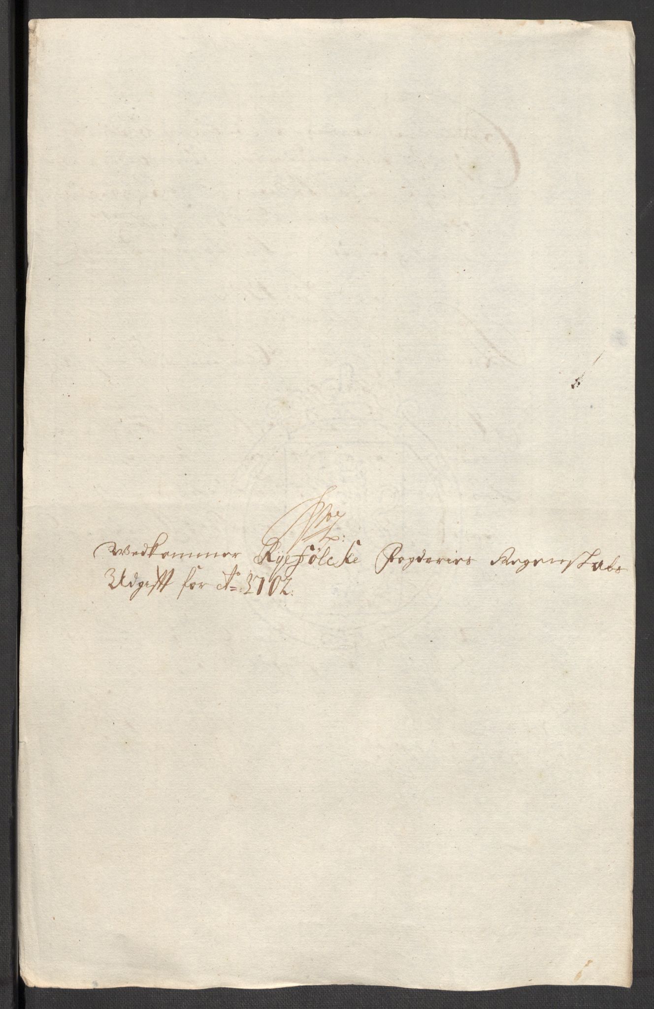 Rentekammeret inntil 1814, Reviderte regnskaper, Fogderegnskap, RA/EA-4092/R47/L2859: Fogderegnskap Ryfylke, 1701-1702, p. 189