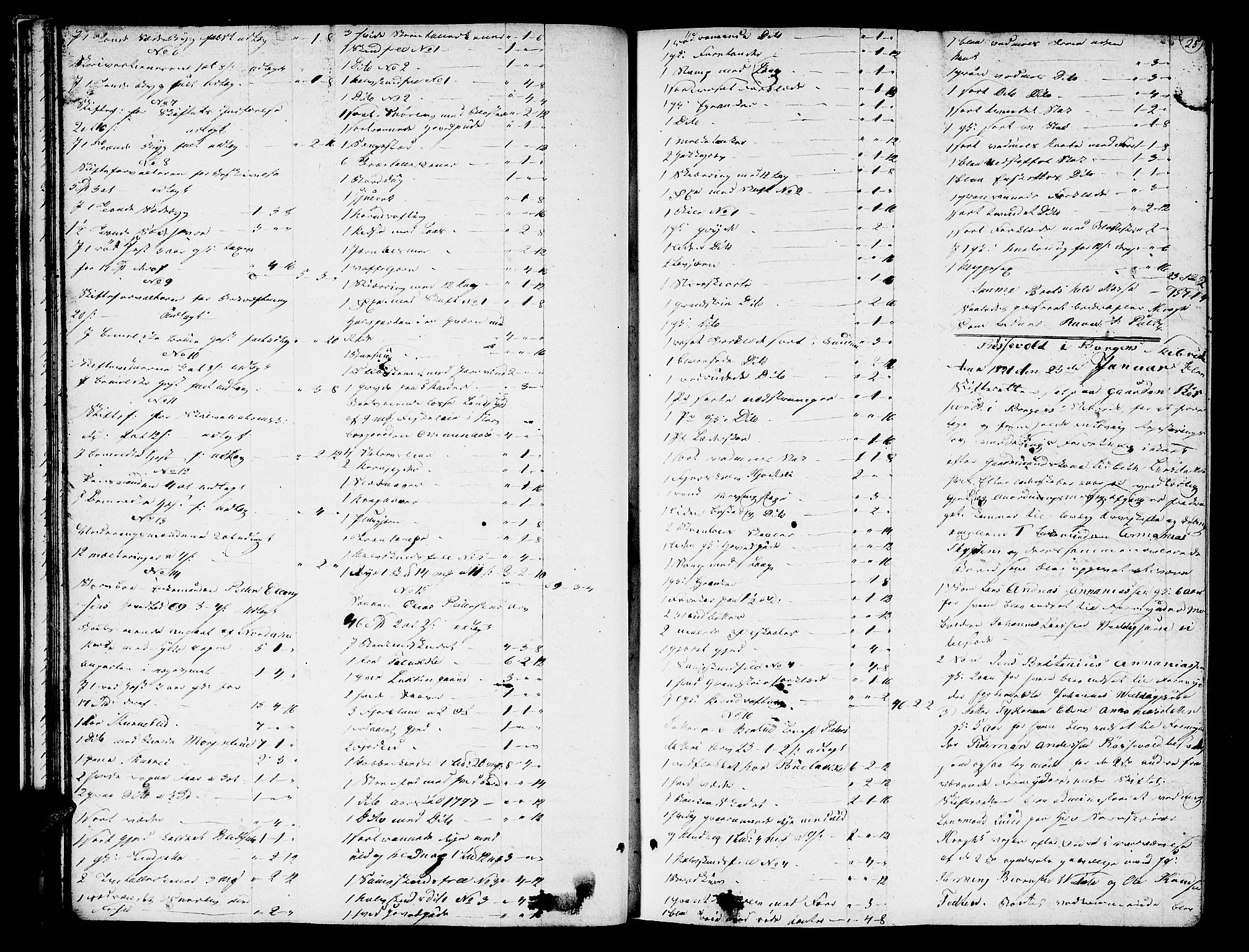 Nordre Sunnmøre sorenskriveri, AV/SAT-A-0006/1/3/3A/L0013: Skifteprotokoll 7, 1821-1824, p. 24b-25a