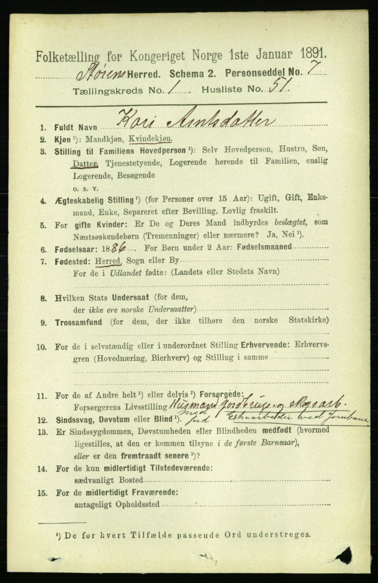 RA, 1891 census for 1648 Støren, 1891, p. 361