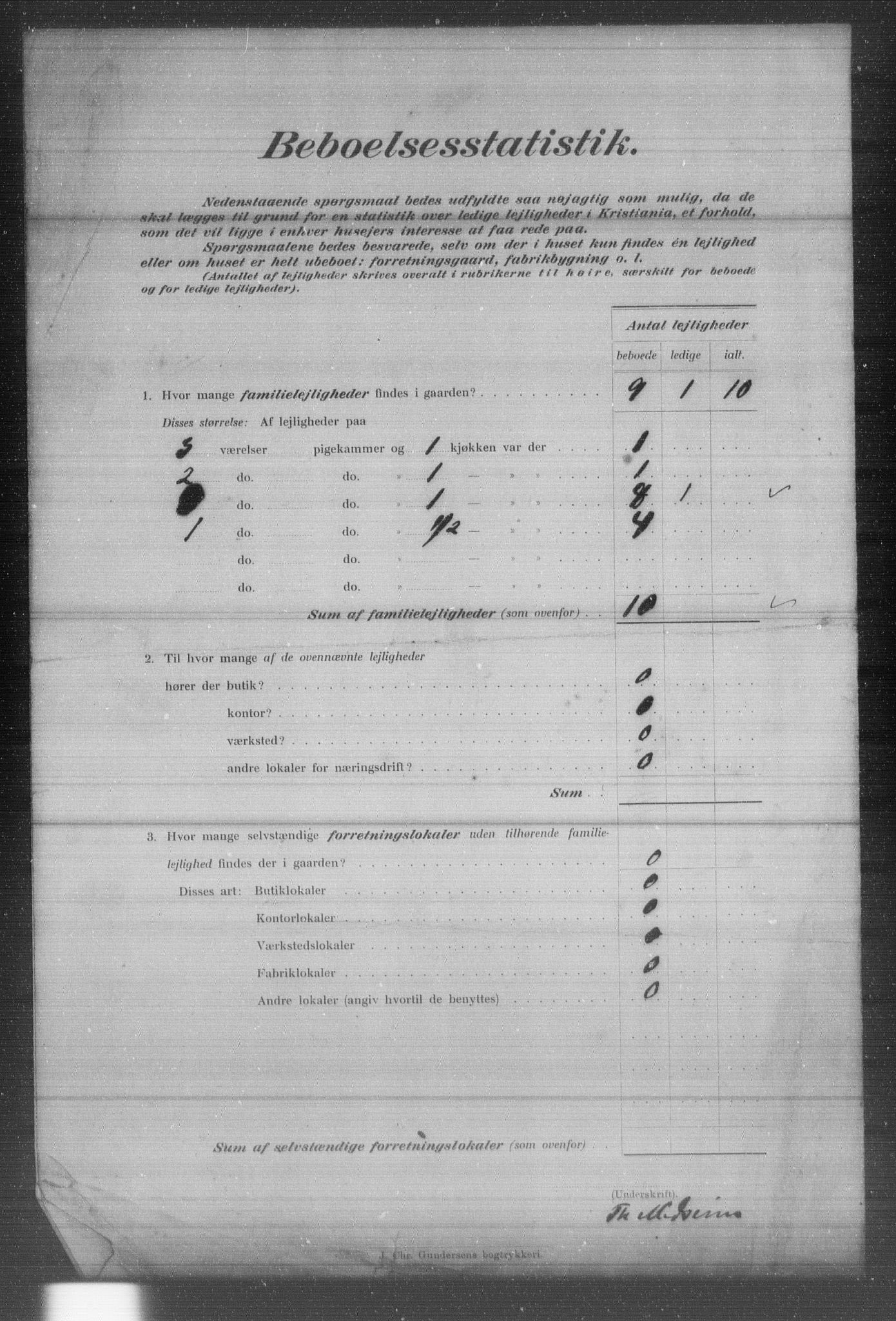 OBA, Municipal Census 1903 for Kristiania, 1903, p. 24841