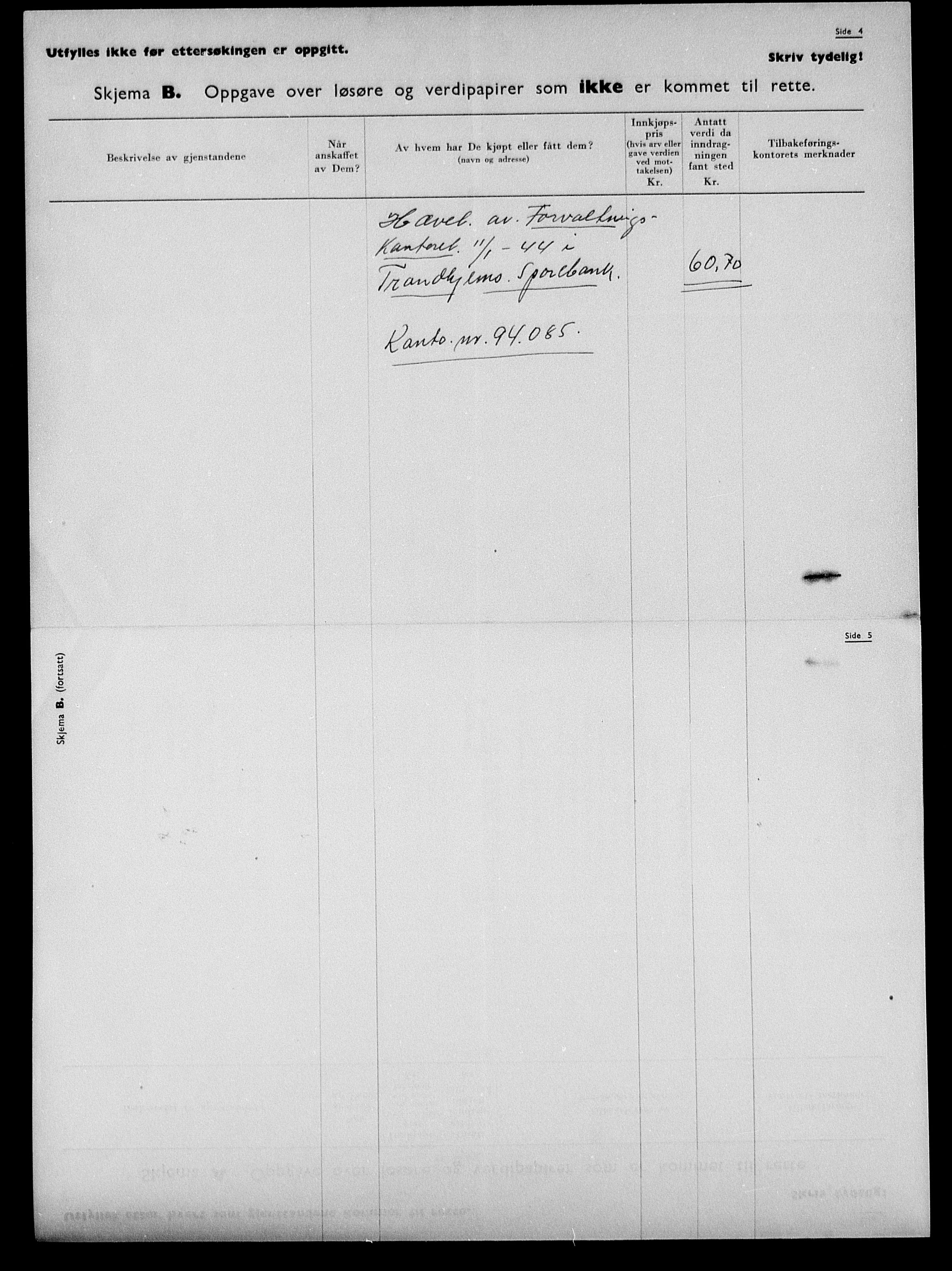 Justisdepartementet, Tilbakeføringskontoret for inndratte formuer, AV/RA-S-1564/H/Hc/Hca/L0898: --, 1945-1947, p. 20