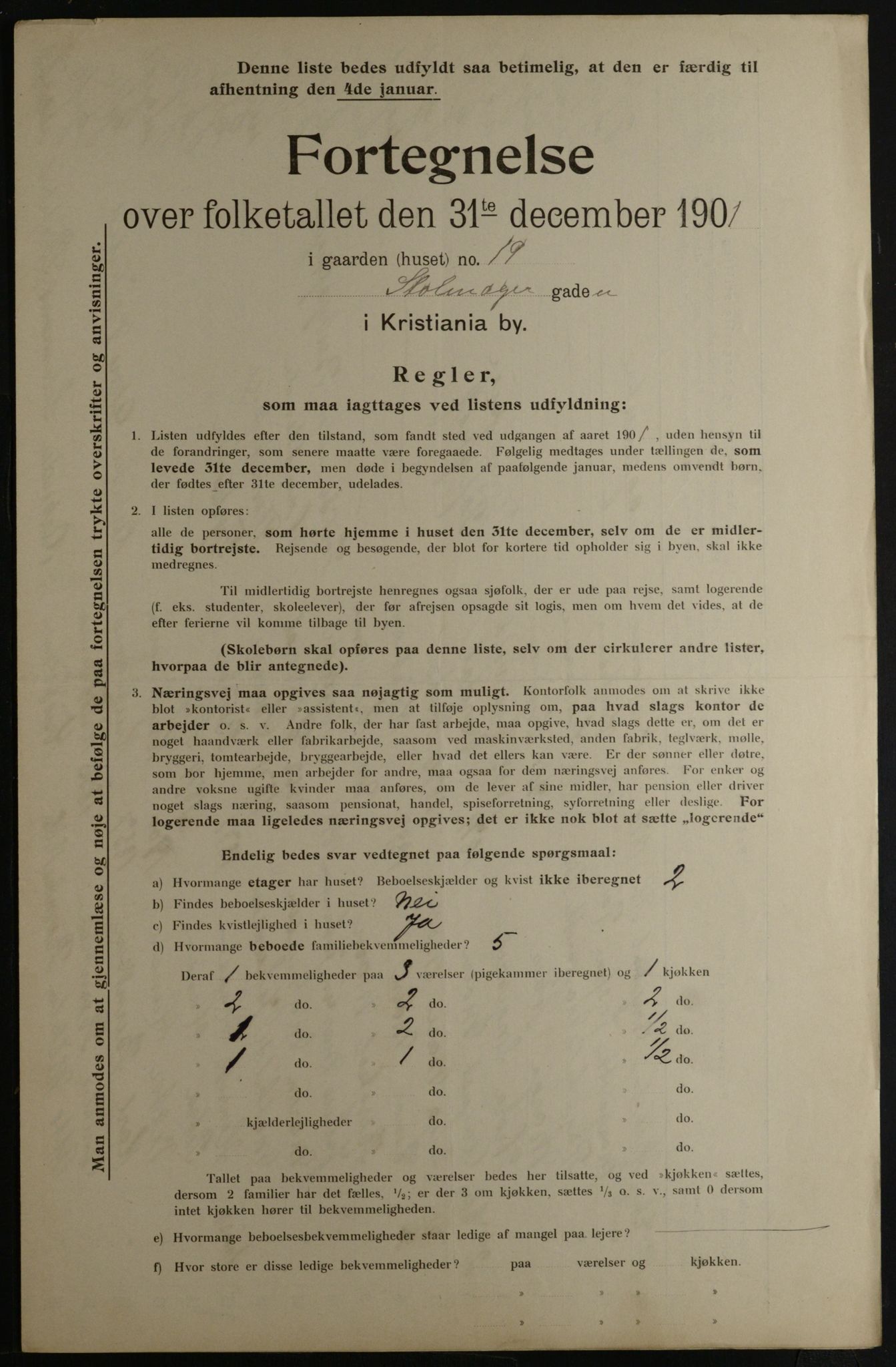 OBA, Municipal Census 1901 for Kristiania, 1901, p. 15759