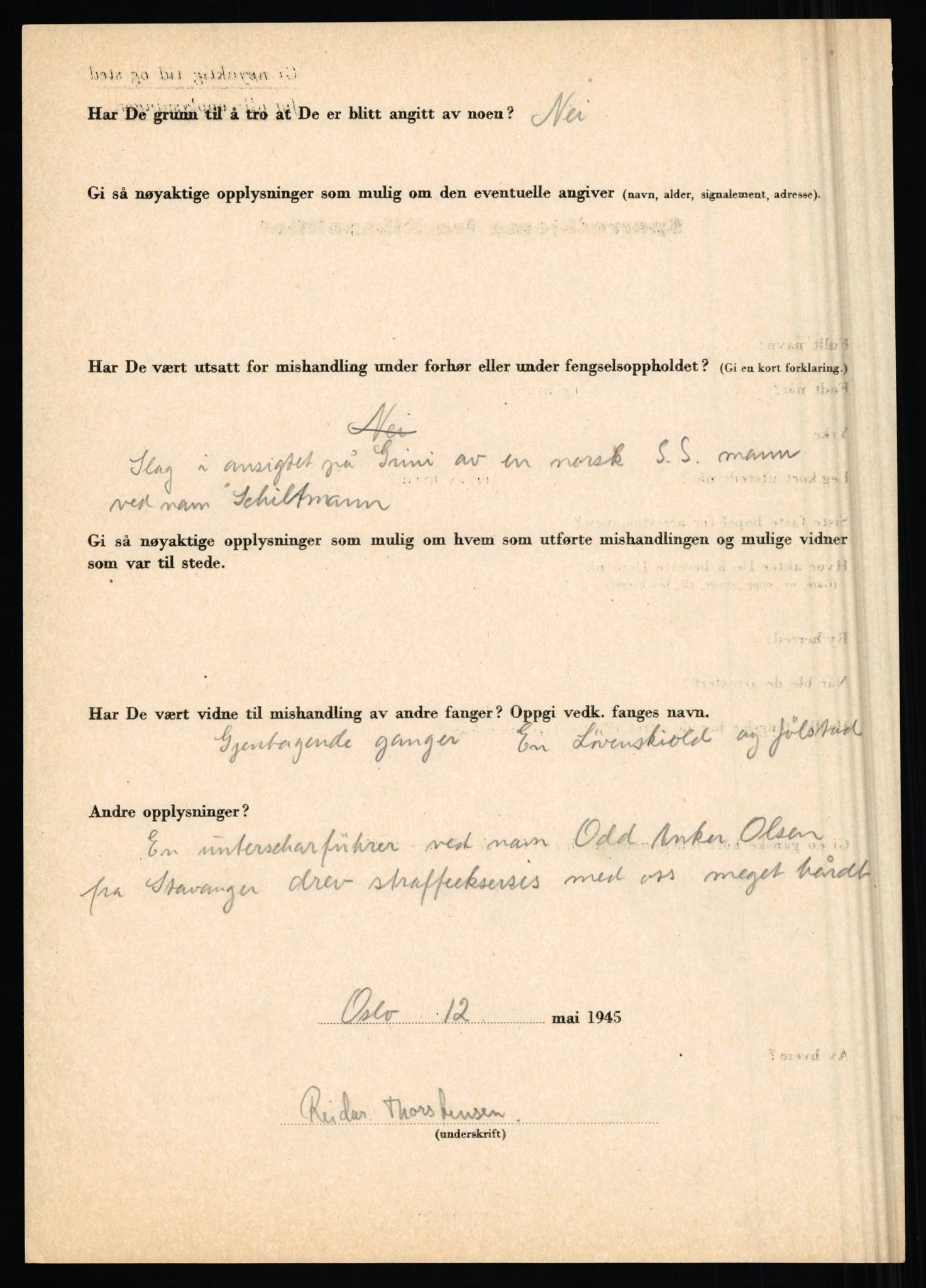 Rikspolitisjefen, AV/RA-S-1560/L/L0017: Tidemann, Hermann G. - Veum, Tjostolv, 1940-1945, p. 340