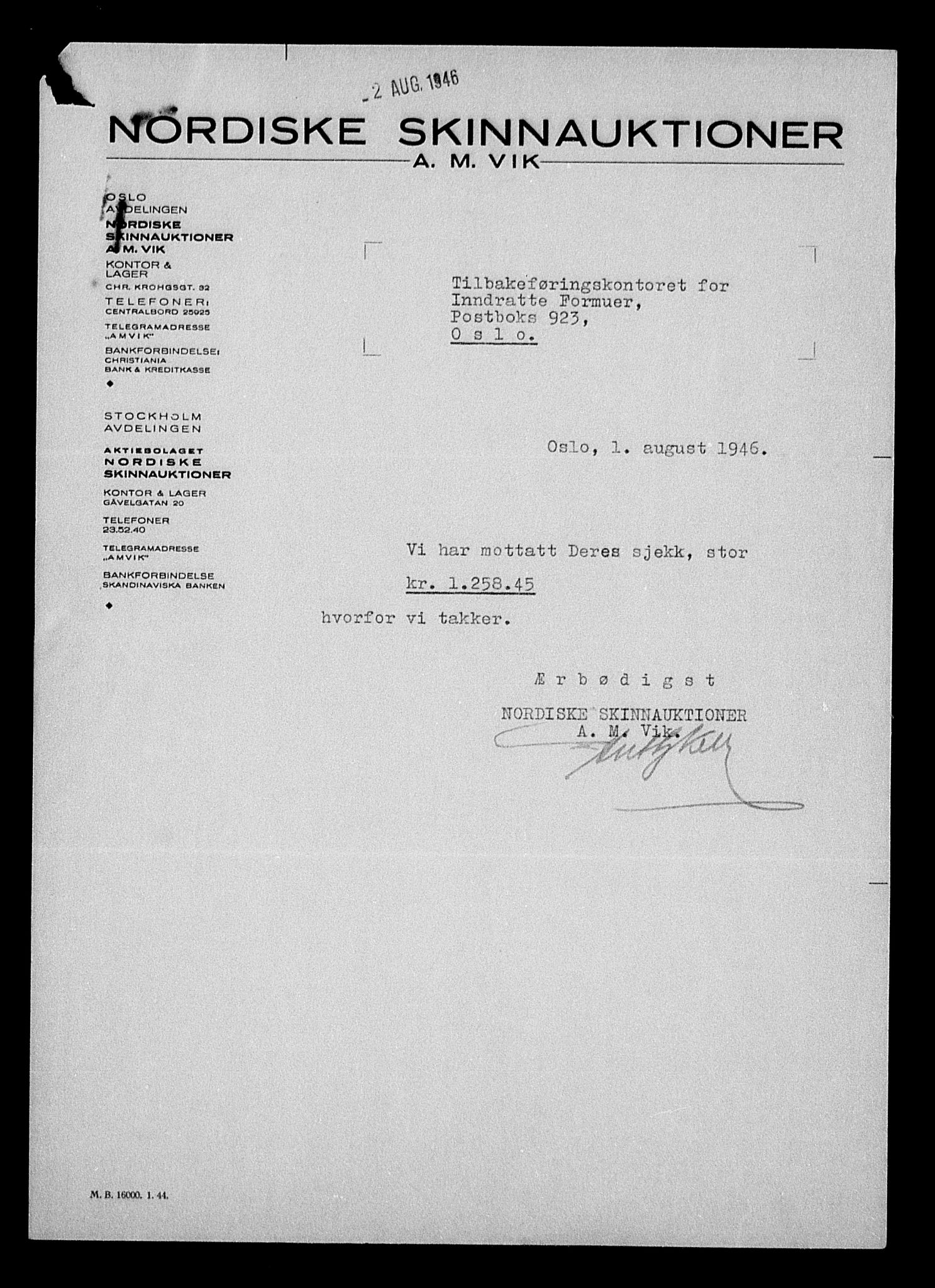 Justisdepartementet, Tilbakeføringskontoret for inndratte formuer, RA/S-1564/H/Hc/Hcc/L0974: --, 1945-1947, p. 121