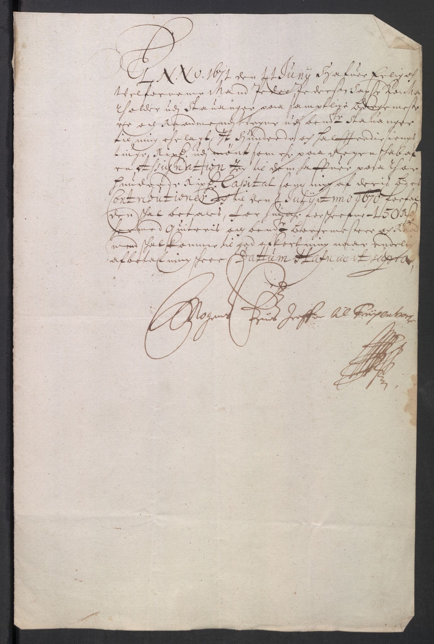 Rentekammeret inntil 1814, Reviderte regnskaper, Byregnskaper, AV/RA-EA-4066/R/Ro/L0300: [O3] Kontribusjonsregnskap, 1661-1678, p. 94