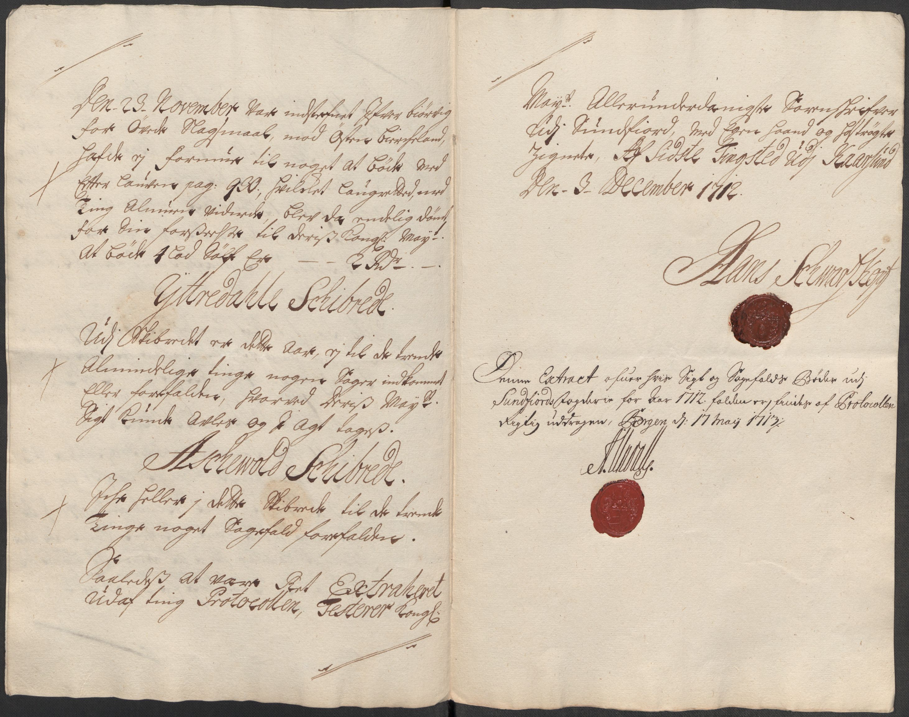 Rentekammeret inntil 1814, Reviderte regnskaper, Fogderegnskap, AV/RA-EA-4092/R53/L3435: Fogderegnskap Sunn- og Nordfjord, 1712, p. 191