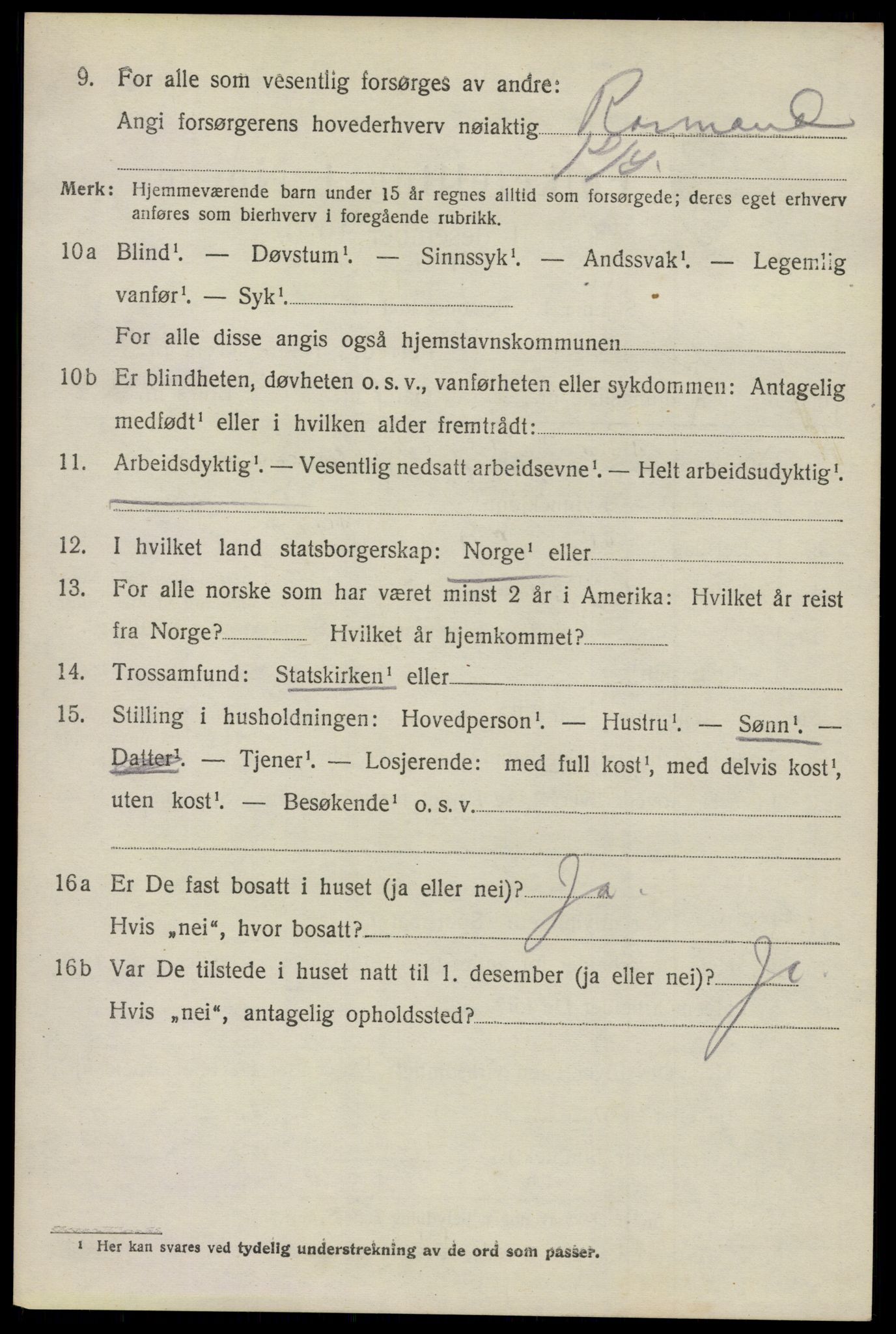 SAO, 1920 census for Glemmen, 1920, p. 15348